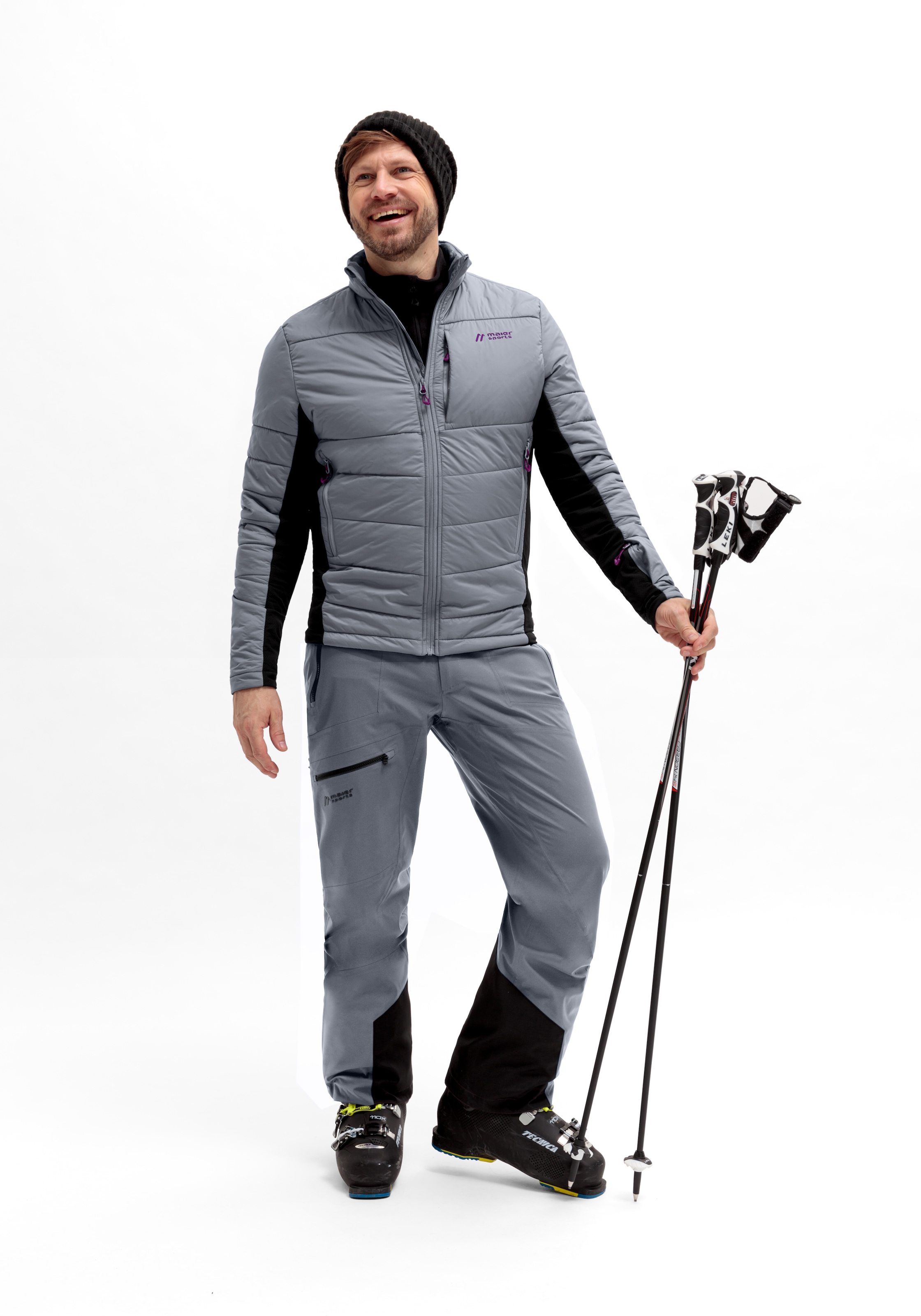 Maier Sports Veste de ski »Marsicano Hyb« veste d'hiver homme respirante et coupe-vent
