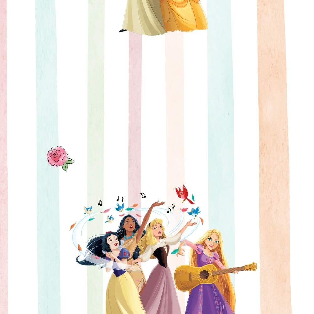Komar Vliestapete »Disney Princesses Charmix« bedruckt glatt Rolle mit 212 x 250 cm