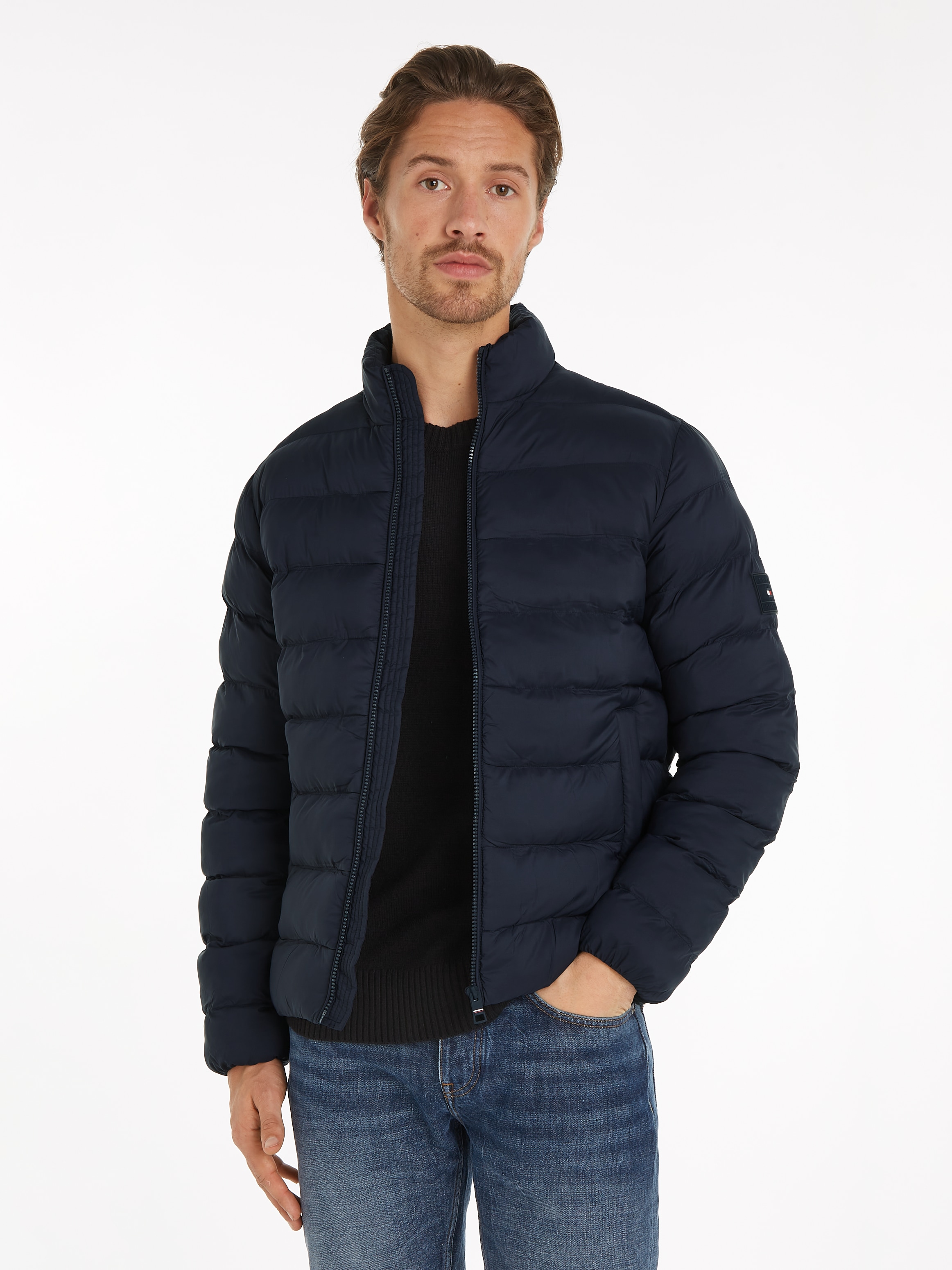 Tommy Hilfiger Steppjacke »MID WEIGHT STAND COLLAR JACKET«