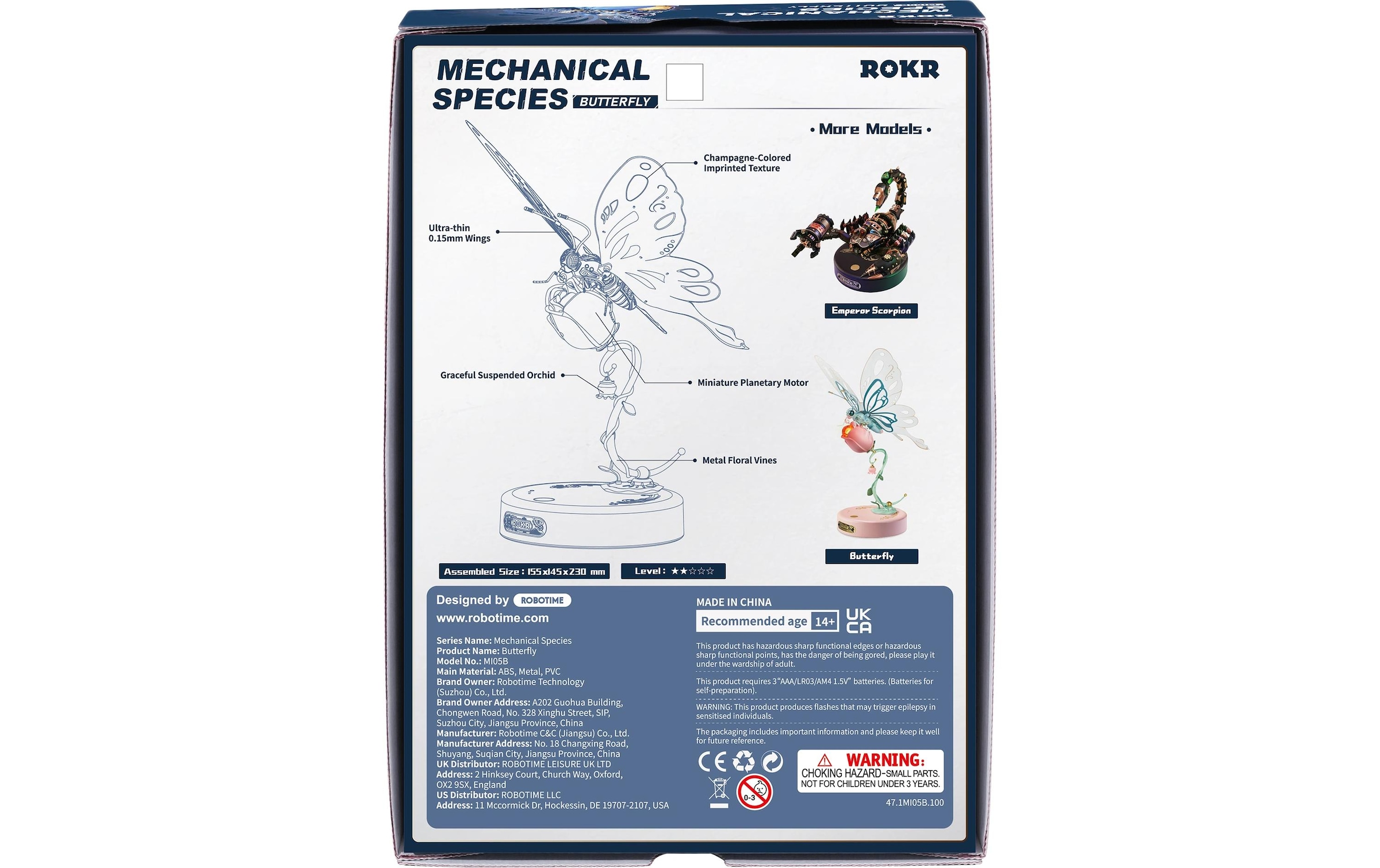   Modellbausatz »RoboTime ROKR Mechanischer« 1:8