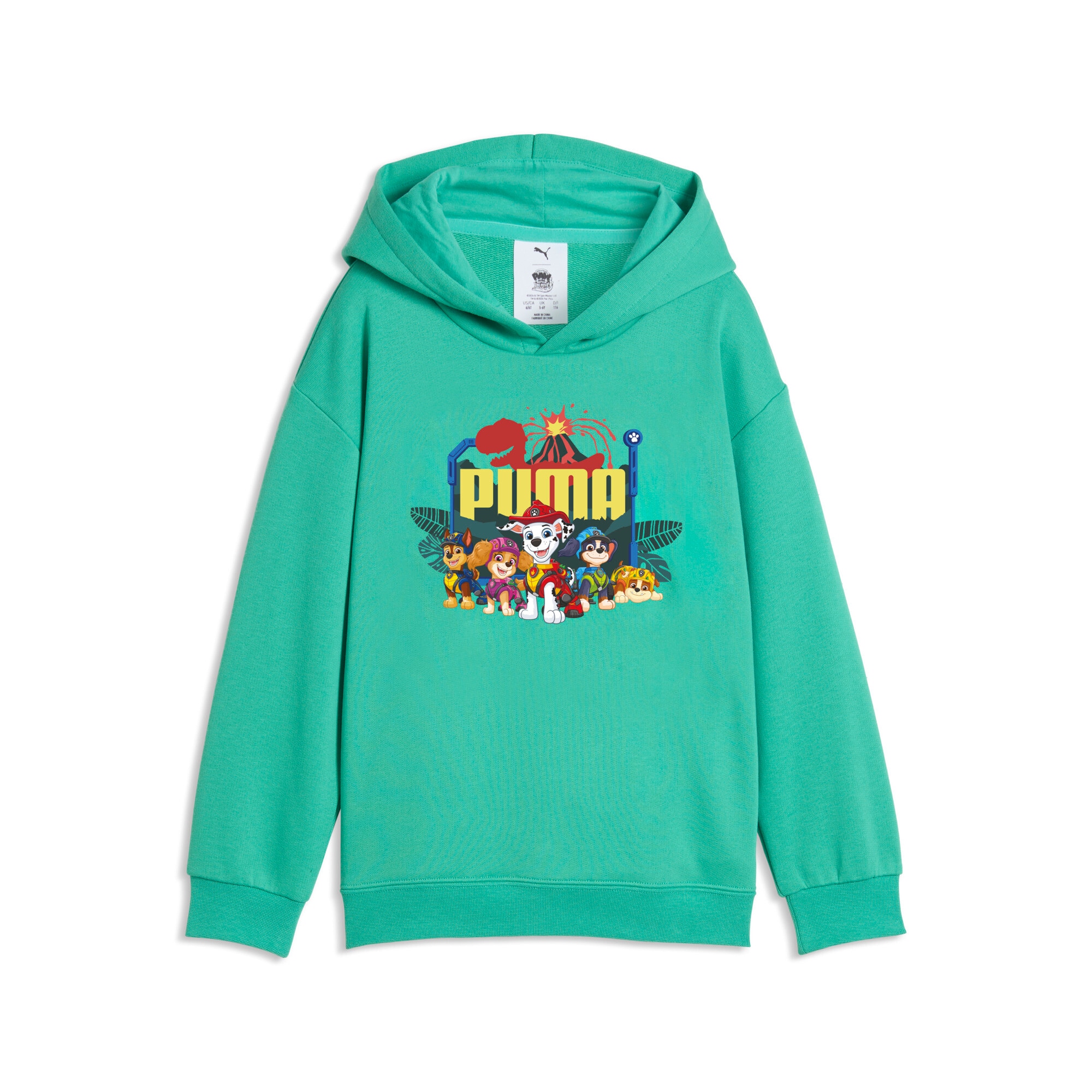 PUMA Sweat à capuche »X PAW PATROL GRAPHIC HOODIE TR«, pour enfants, coupe régulière, avec capuche, poche kangourou
