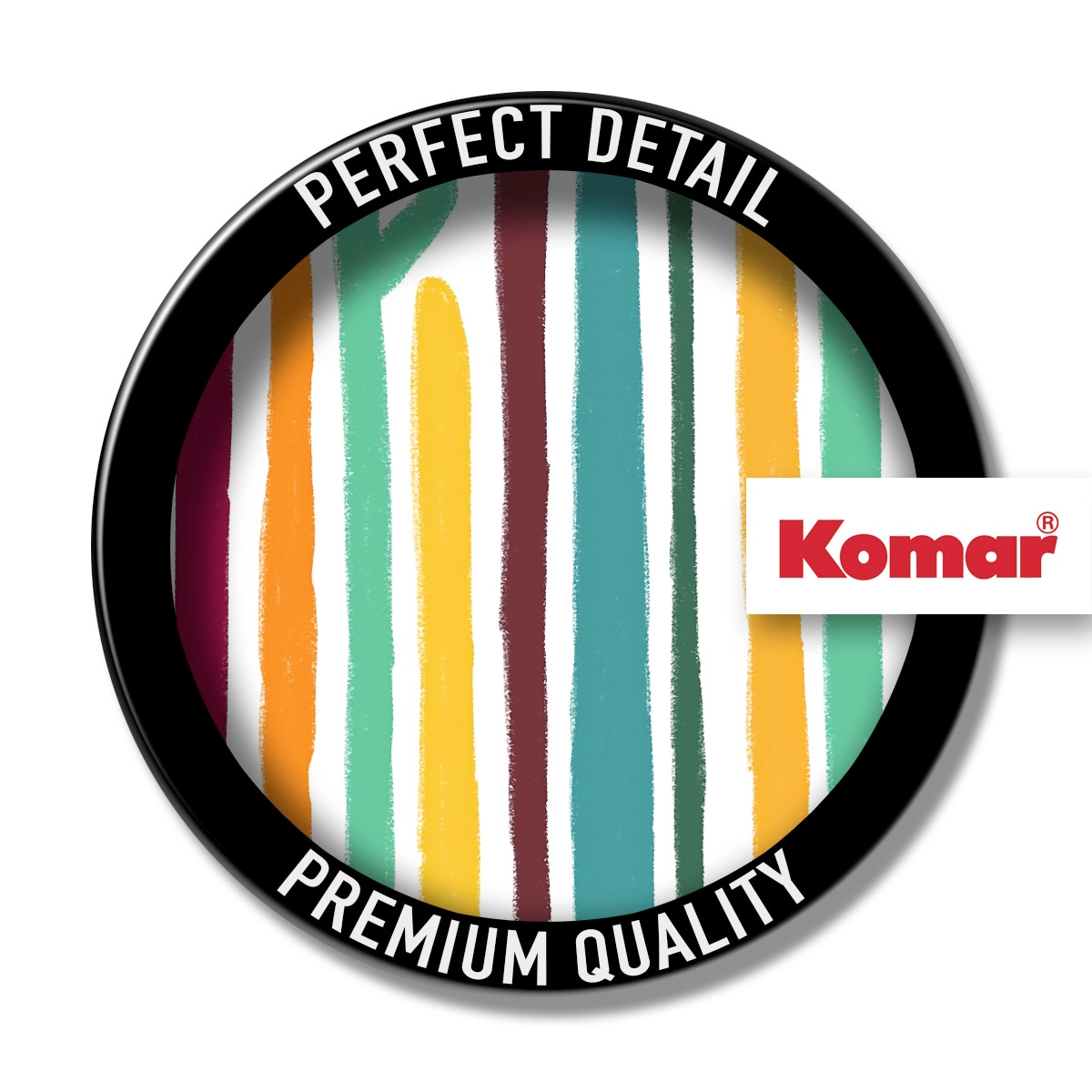 Komar Tableau sur toile »Surf Blade - Grösse 30 x 30 cm« 1 cuis tlg. Keilrahmenbild mi Echtholzrahmen