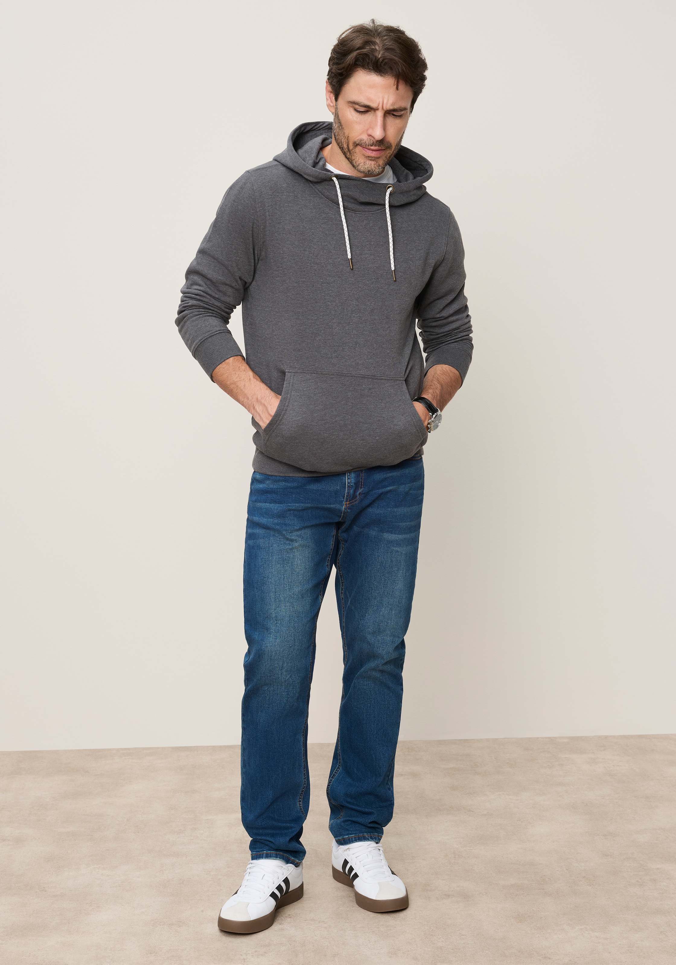 Image of Mans World Kapuzensweatshirt, mit weitem Halsaussschnitt, auch in grossen Grössen erhältlich