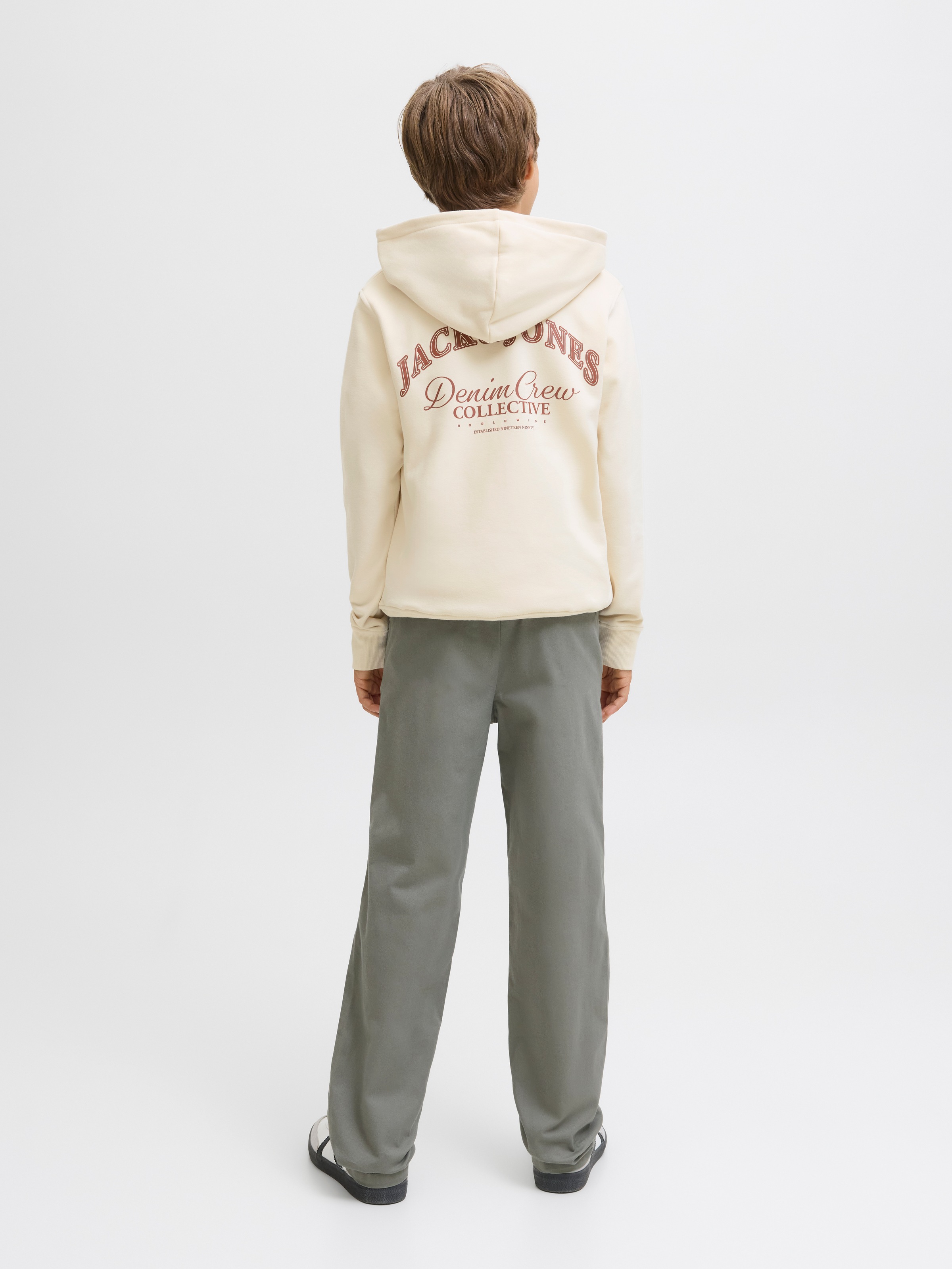 Jack & Jones Junior Sweat à capuche »JJEBRANDES BACKP RELAXED SWEAT H SN JNR«, Baumwollmischung, relaxed fit
