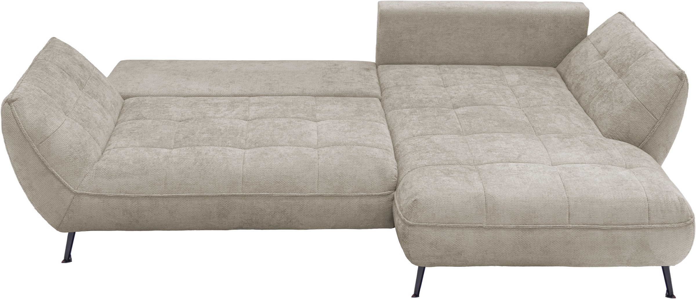 exxpo - sofa fashion Ecksofa »Samoa, bequem und modern, mit Easy-Lift-Bettfunktion, L-Form«, Ecksofa Samoa, inkl. Bettfunktion, Bettkasten und Rückenkissen