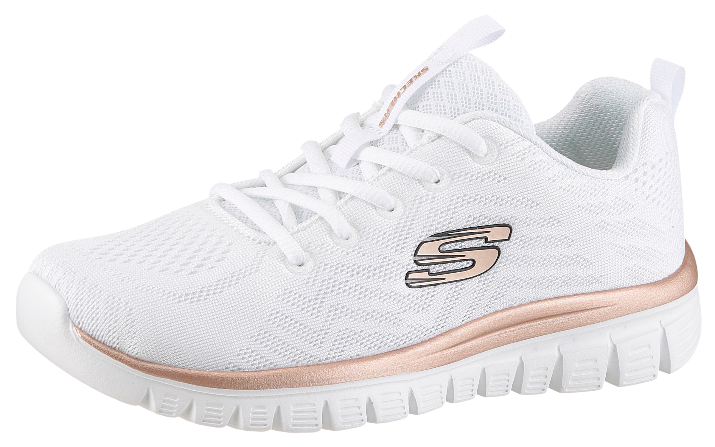 Skechers Sneaker »Graceful - Get Connected«  Freizeitschuh, Halbschuh, Schnürschuh für die Maschinenwäsche geeignet