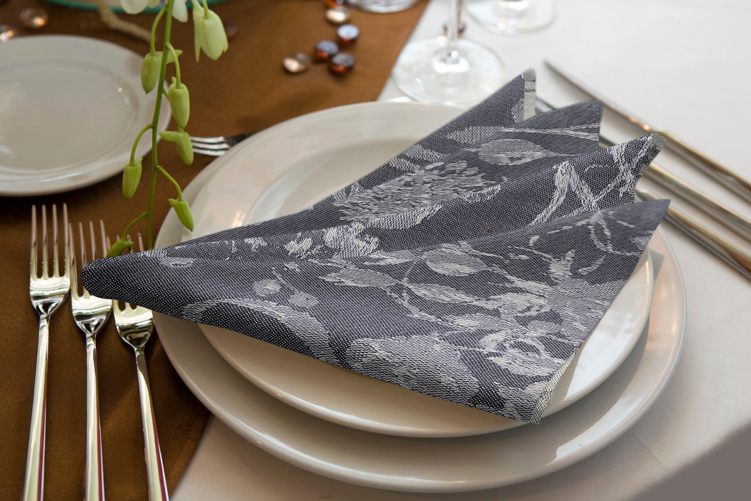 Adam Stoffserviette »Flower Cuveé Light«, (4 St.)