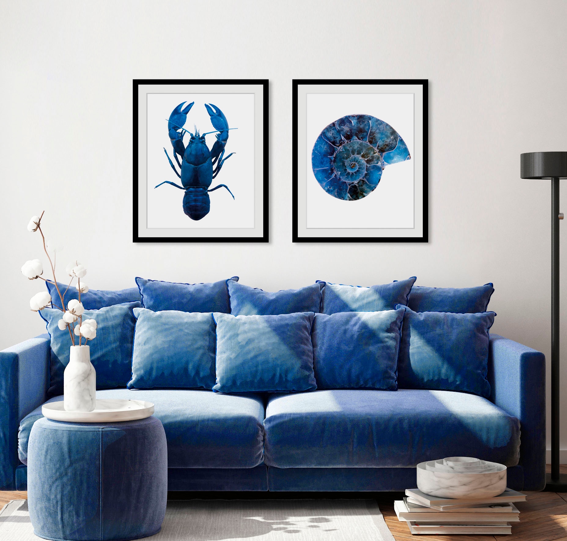 queence Bild »Abel« Kunst | Meer | Wassertiere 1 Stk. tlg. HD Premium Poster-Druck inkl. Holzrahmen