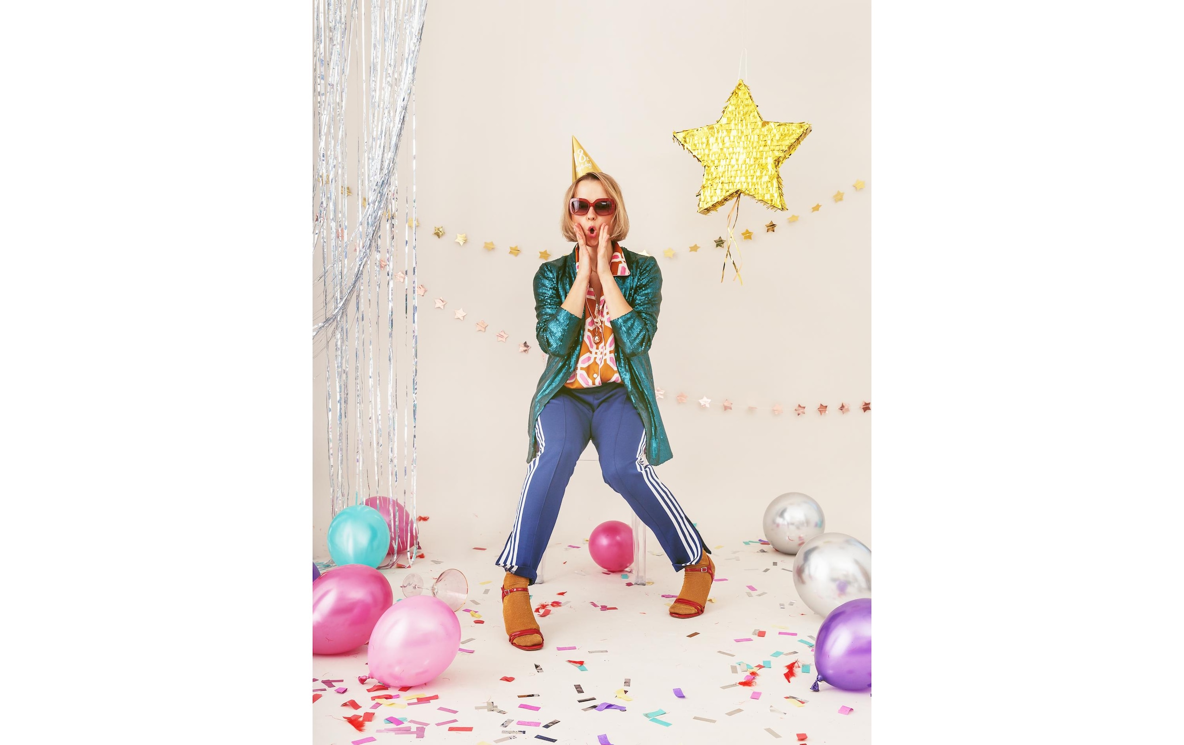 partydeco Girlande »Pinata Stern, 44.5 x 42.5«