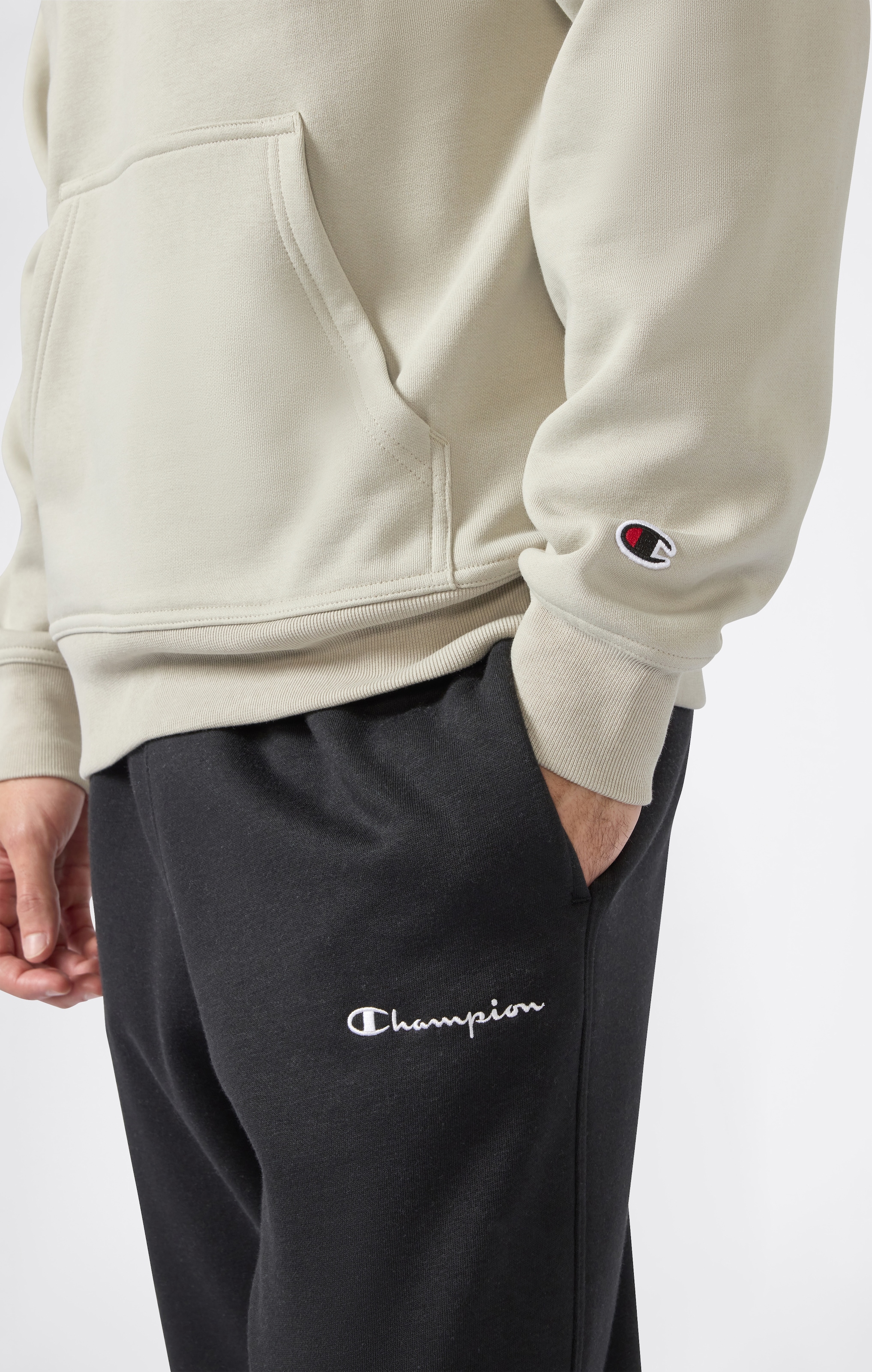 Champion Kapuzensweatshirt »ICONS CONTRAST Fleece Hoodie«, (1 tlg.)