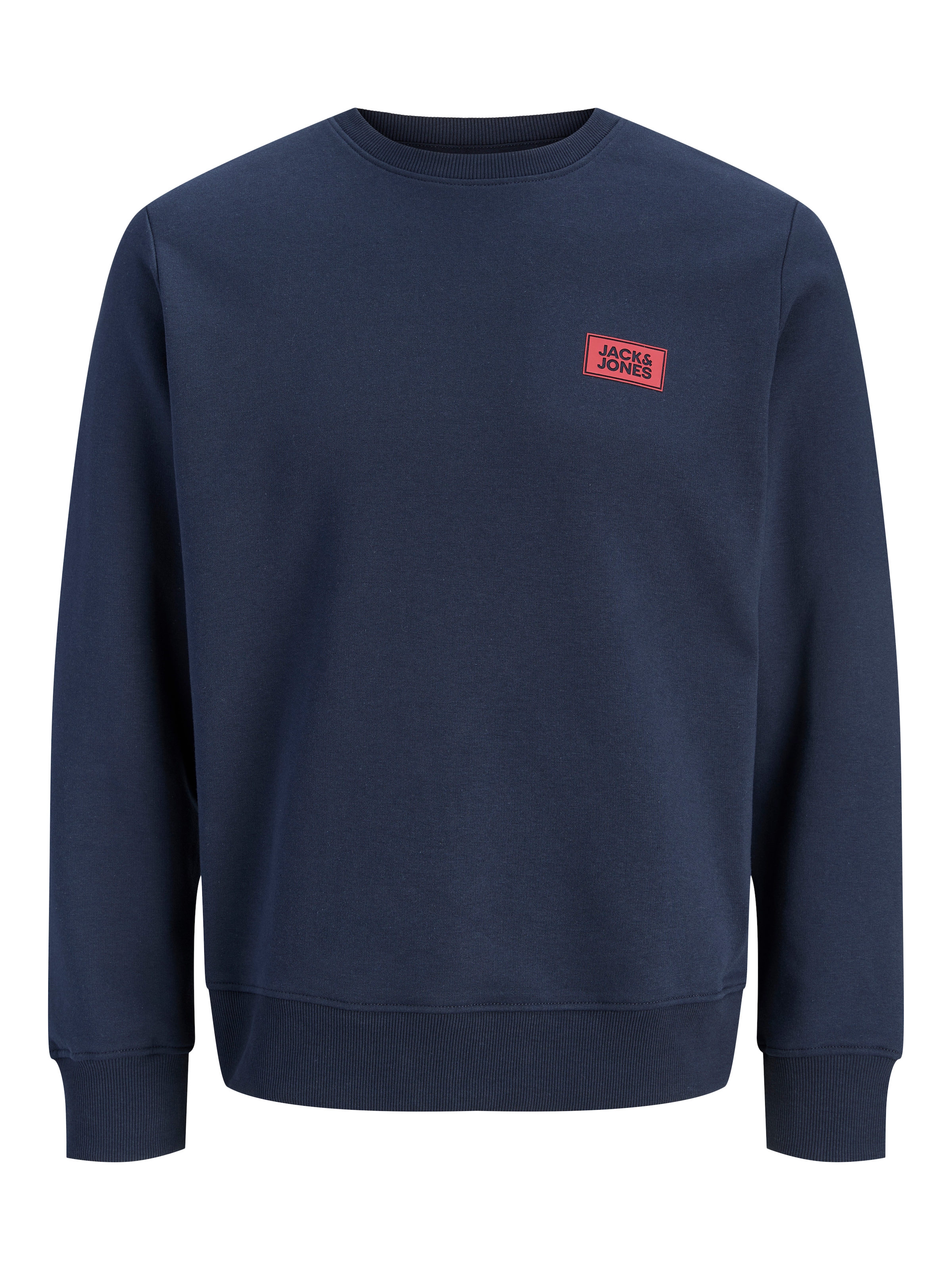Jack & Jones PlusSize Sweat-shirt »JJRUSH SWEAT CREW NECK PLS«, mélange coton, coupe normale
