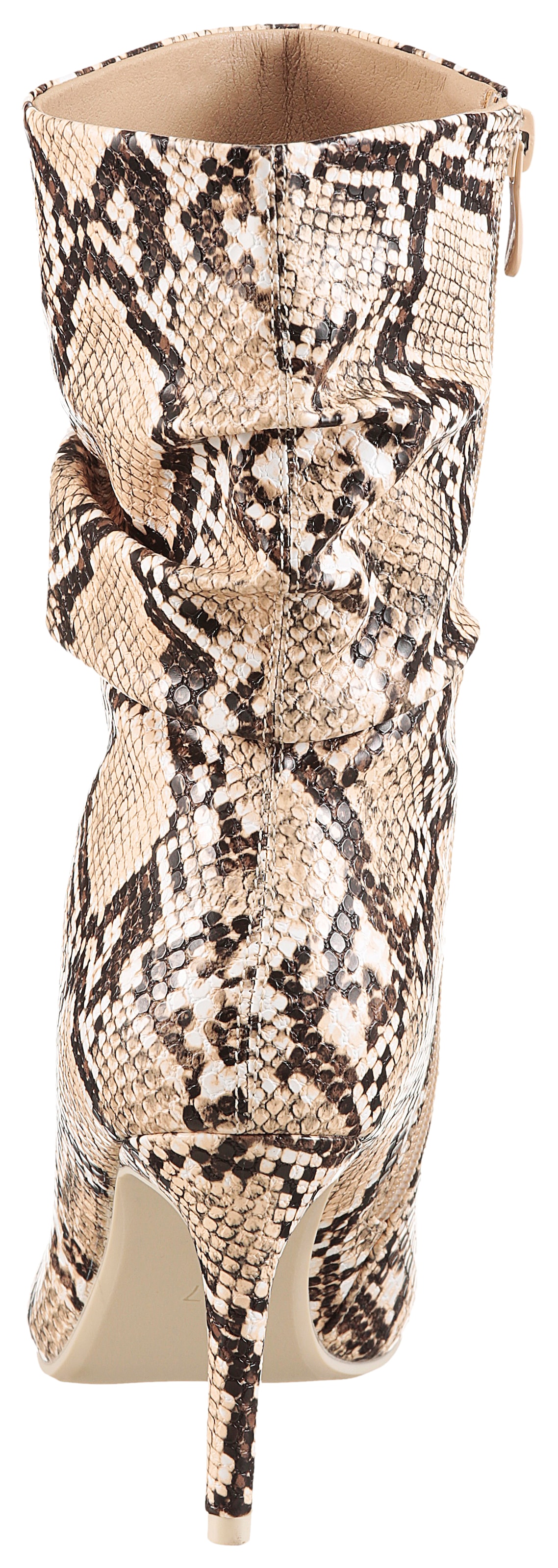 Aniston SHOES Stiefelette  mit Raffungen am slouchy Schaft