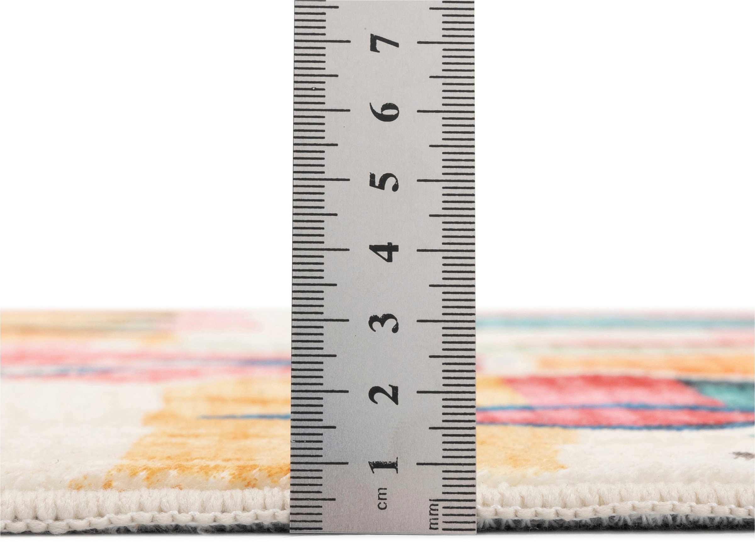 Gino Falcone Badematte »Ariella GF-145«, rutschhemmend beschichtet, fussbodenheizungsgeeignet, Badteppich, bedruckt, modernes Design, Rauten, weich & kuschelig