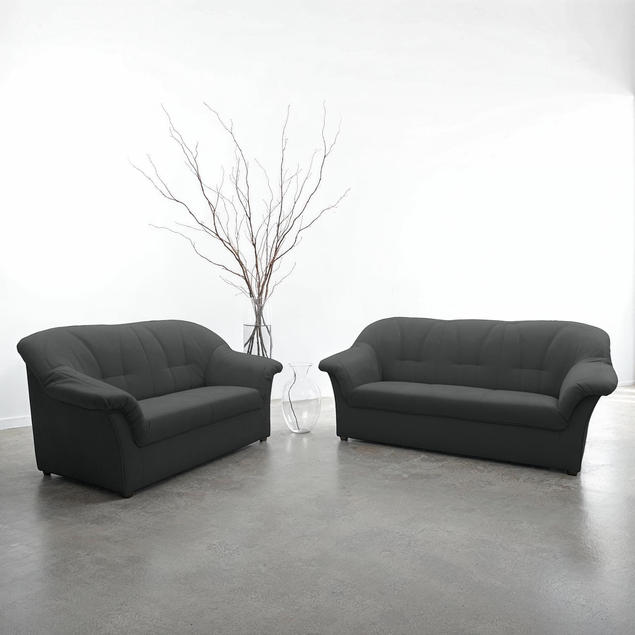 Image of DOMO collection Polstergarnitur "Pegnitz zeitloses und elegantes Design" Set, 2 Stk. tlg.