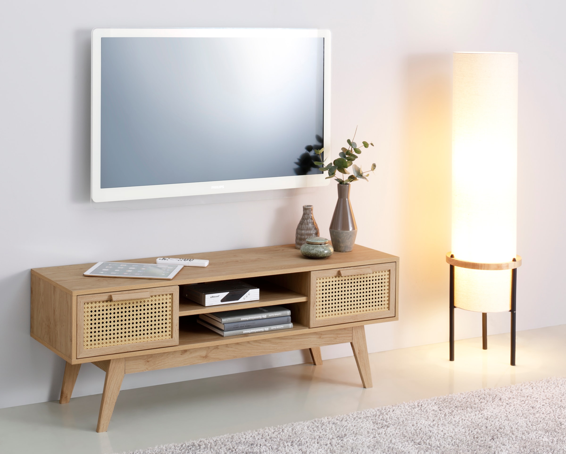Home affaire Lowboard »Bridget«, Kommode Breite 128 cm, Höhe 47 cm