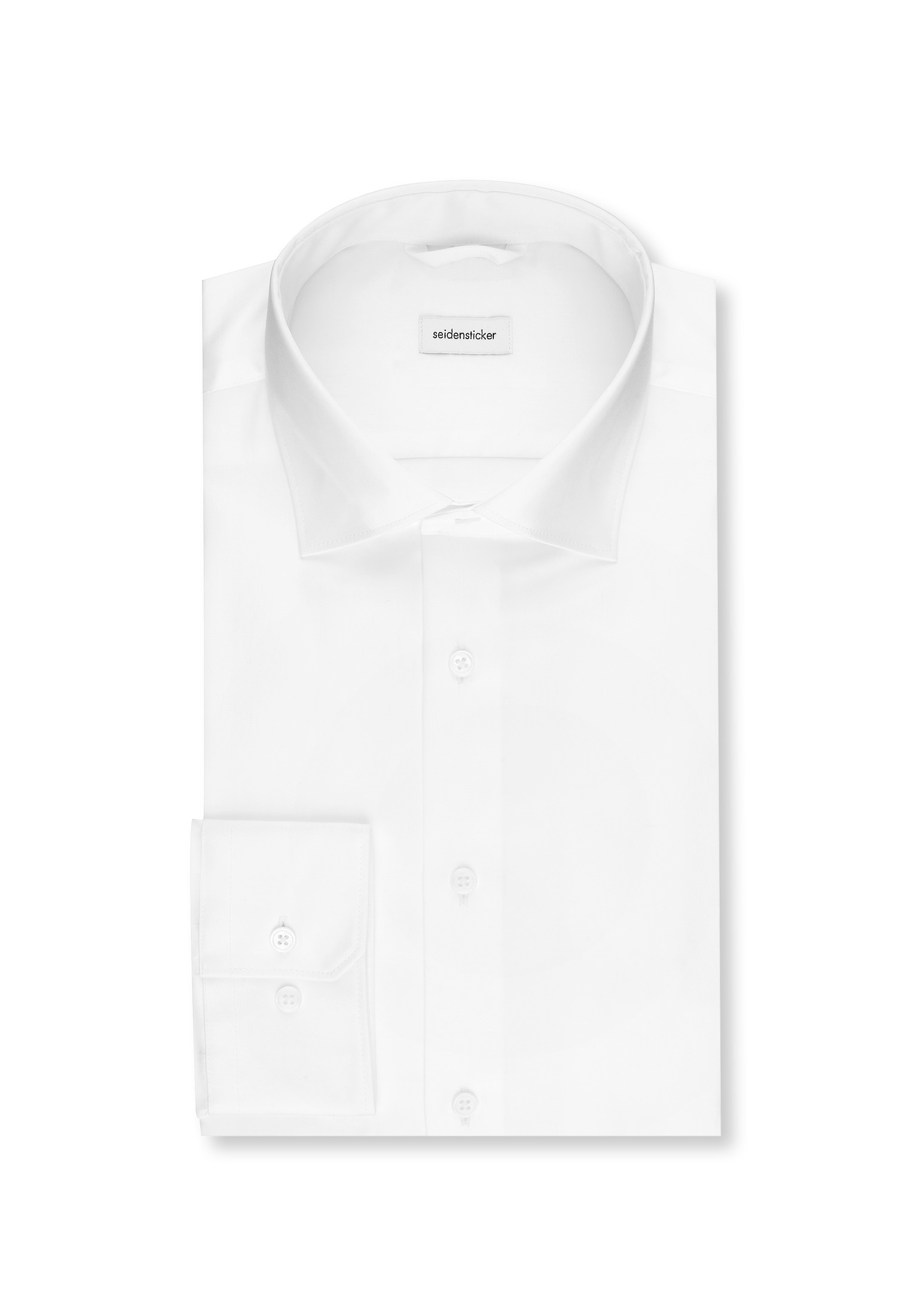 seidensticker Chemise d'affaires »Schwarze Rose« Slim 1/1 Kentkragen Uni