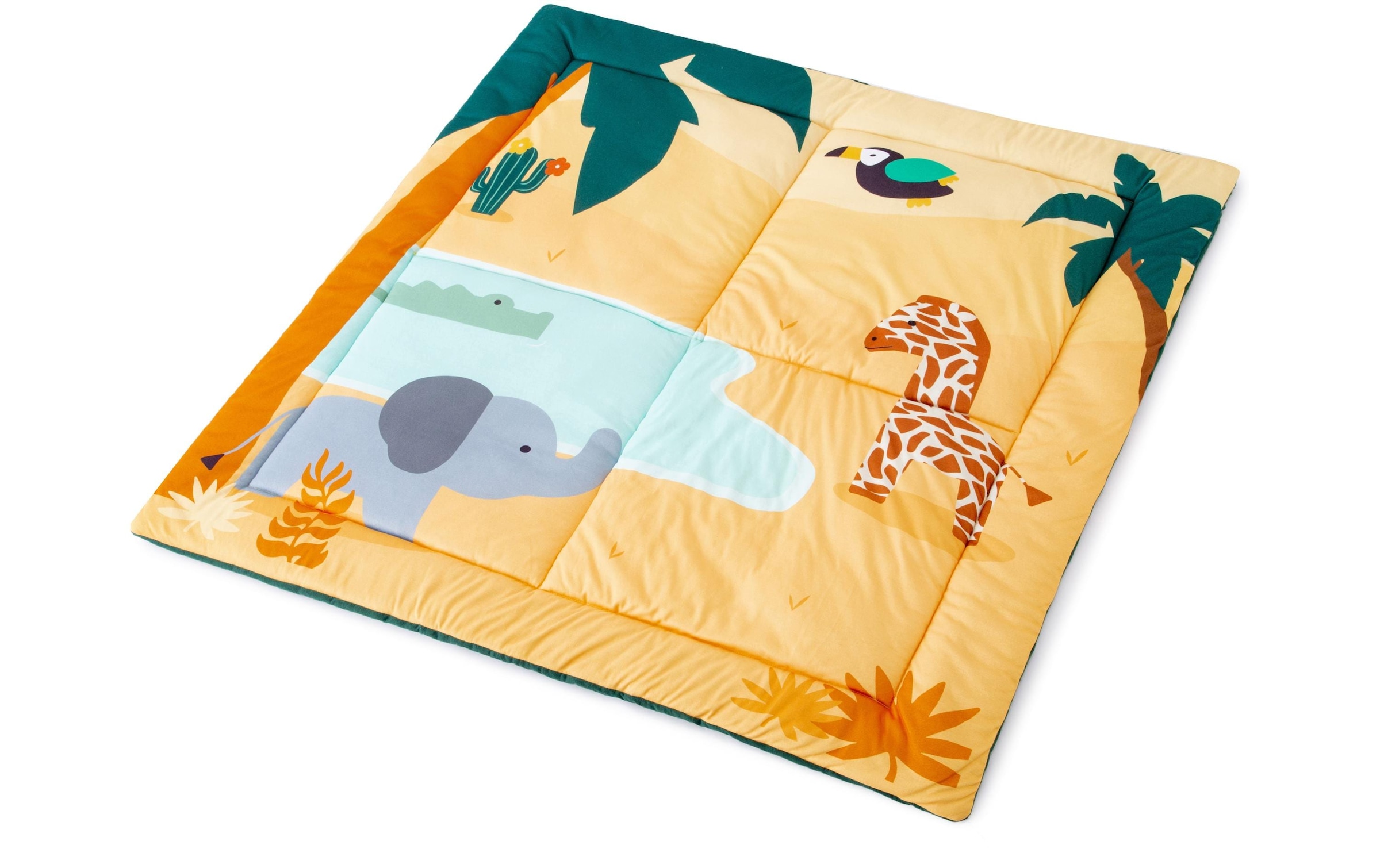 Spielmatte »little big friends Dschungel 100 x 100 cm«