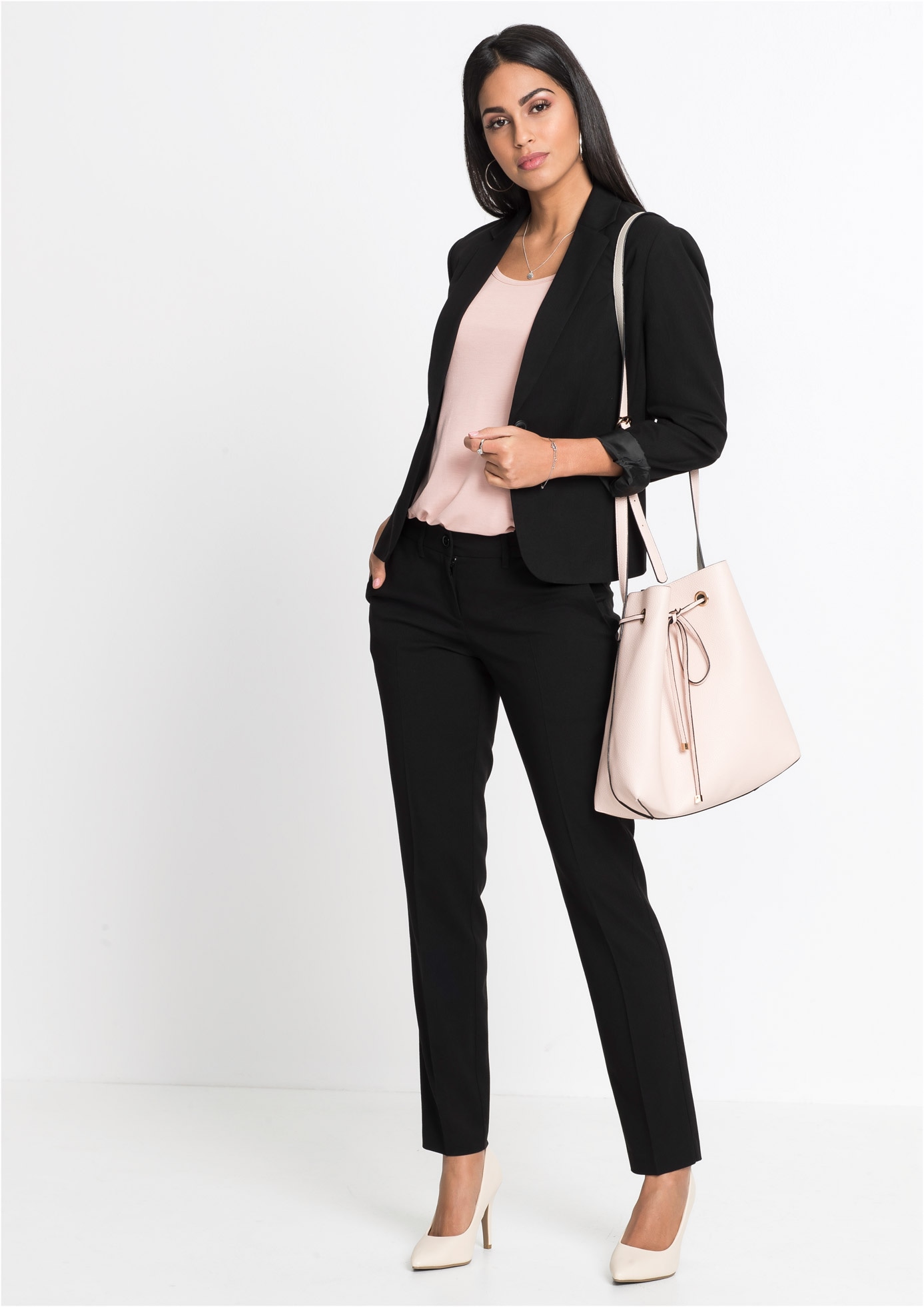 bonprix Jackenblazer »Blazer« für stilvollen Auftritt, schmale Passform, voll gefüttert