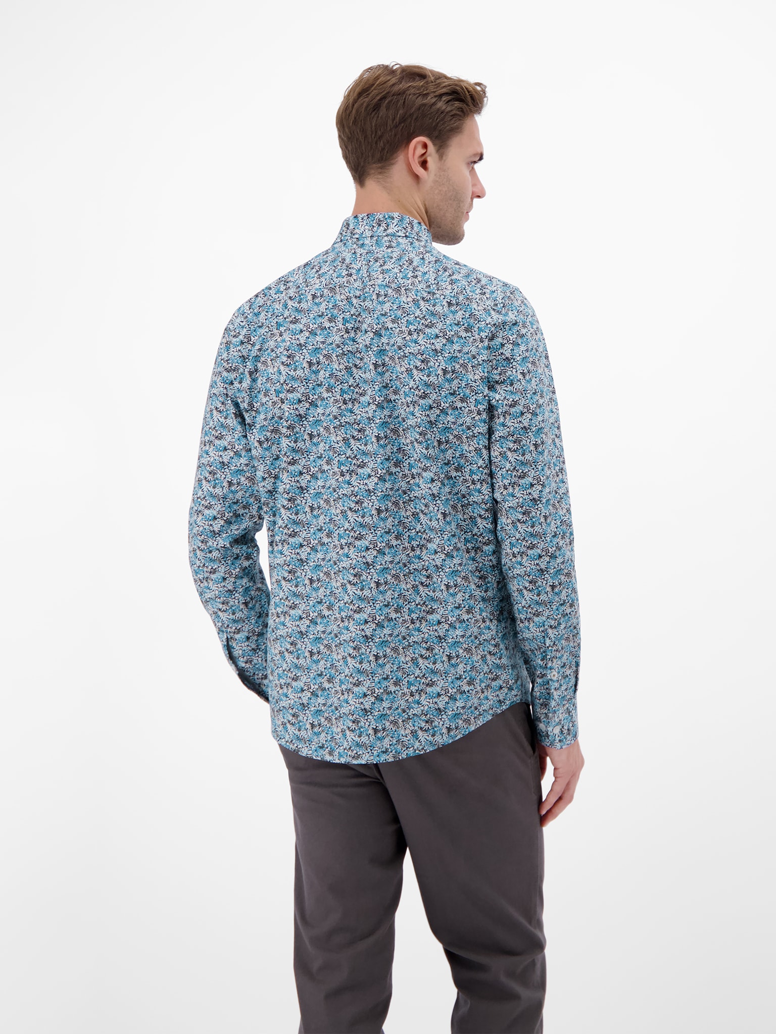 LERROS Langarmhemd mit grafischem Muster