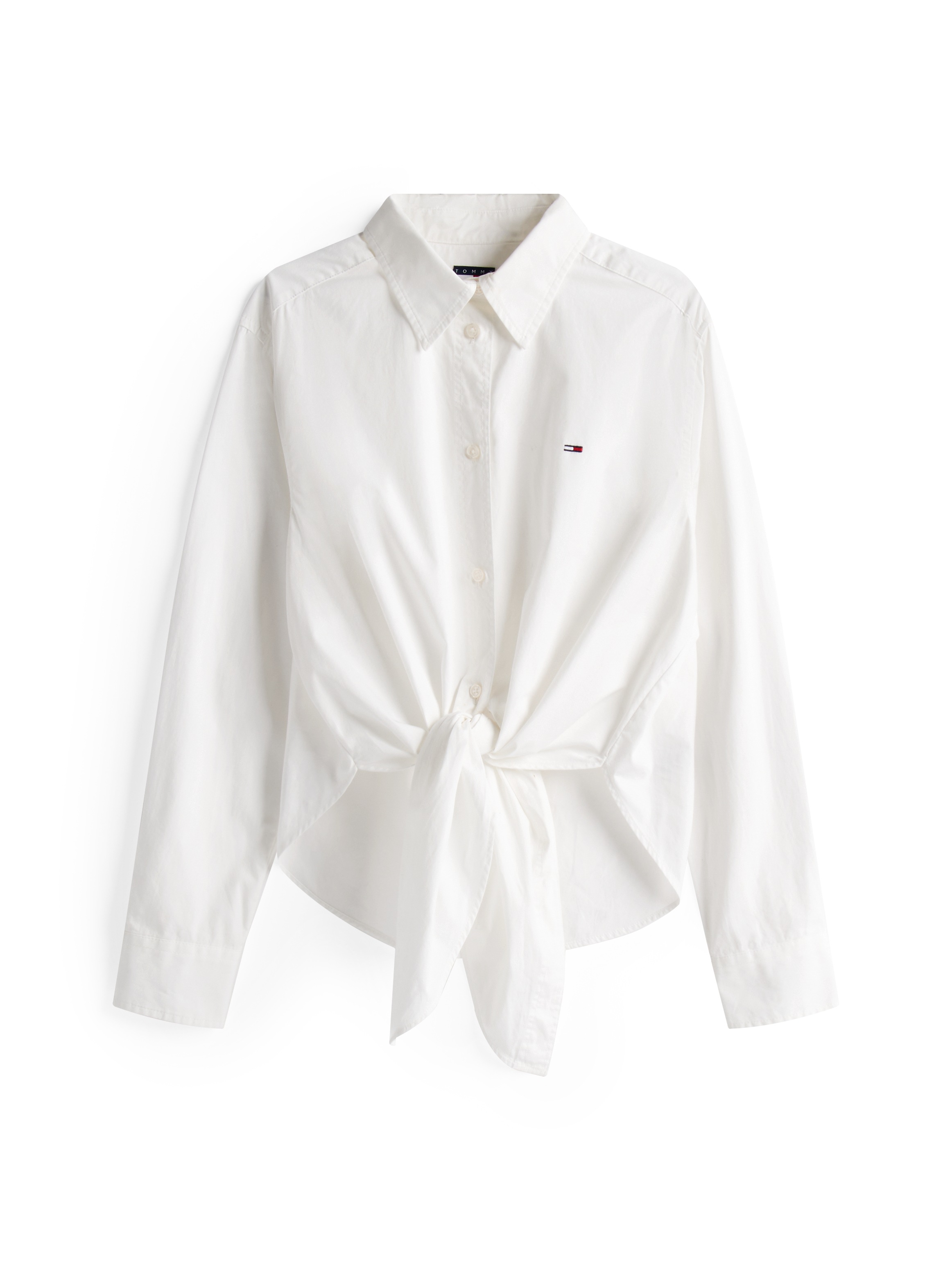 Tommy Jeans Langarmbluse »TJW LS TIE FRONT SHIRT«