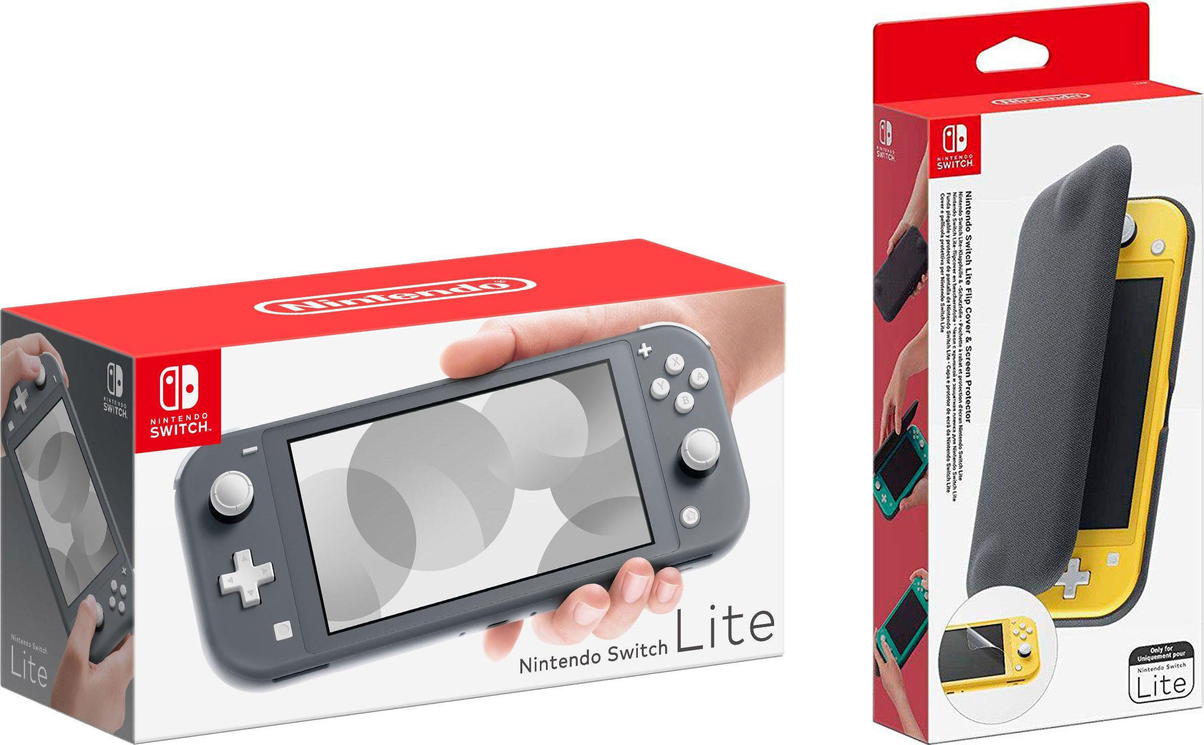 Image of Nintendo Switch Spielekonsole »Lite«, inkl. Nintendo Flip Cover bei Ackermann Versand Schweiz