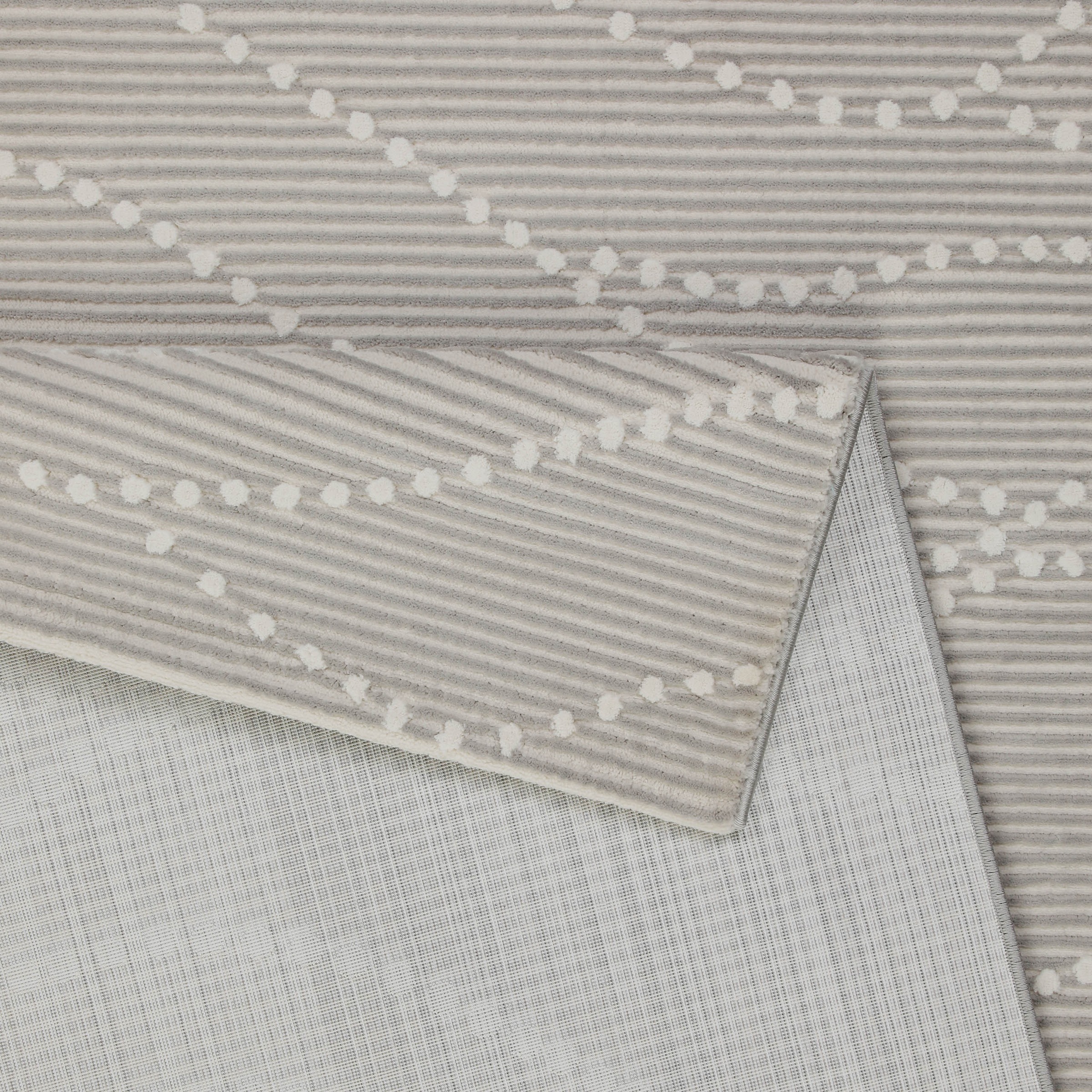 GOODproduct Teppich »Adlee« rechteckig 12 mm Höhe Kurzflorteppich, gewebt, geometrisch, Wohnzimmer, modern, Punkte