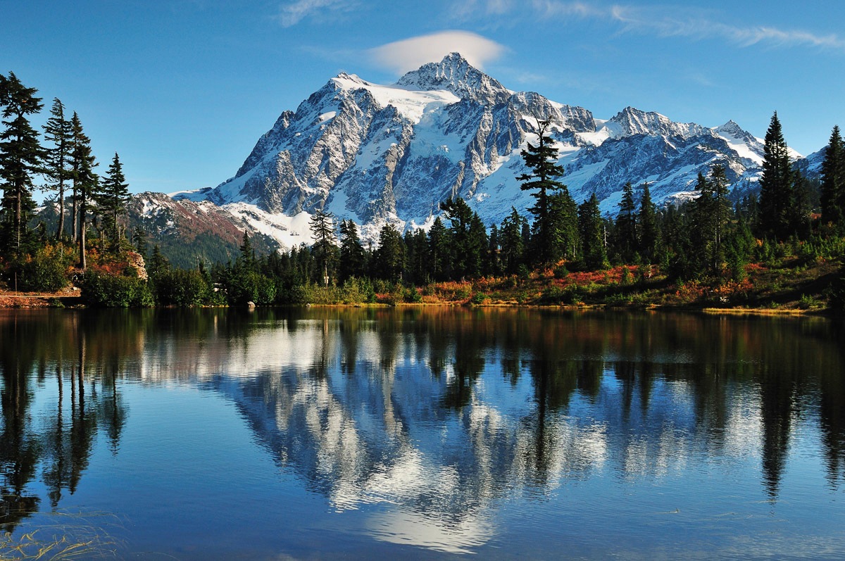 Image of Papermoon Fototapete "Berg Shuksan"