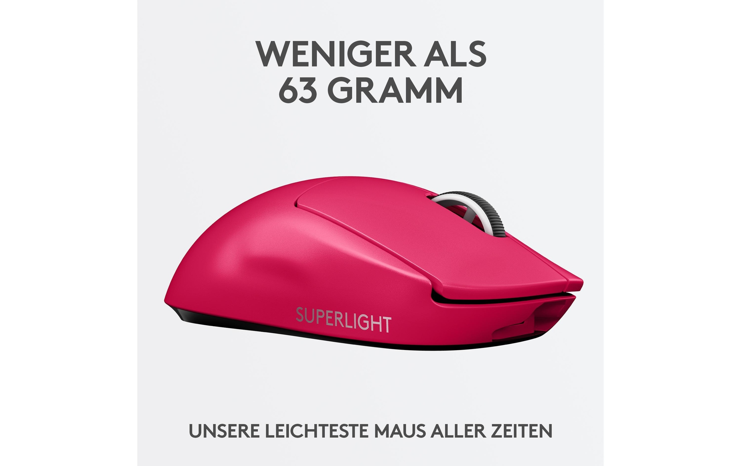Logitech Gaming-Maus »Logitech PRO X SUPERLIGHT pink«, kabellos