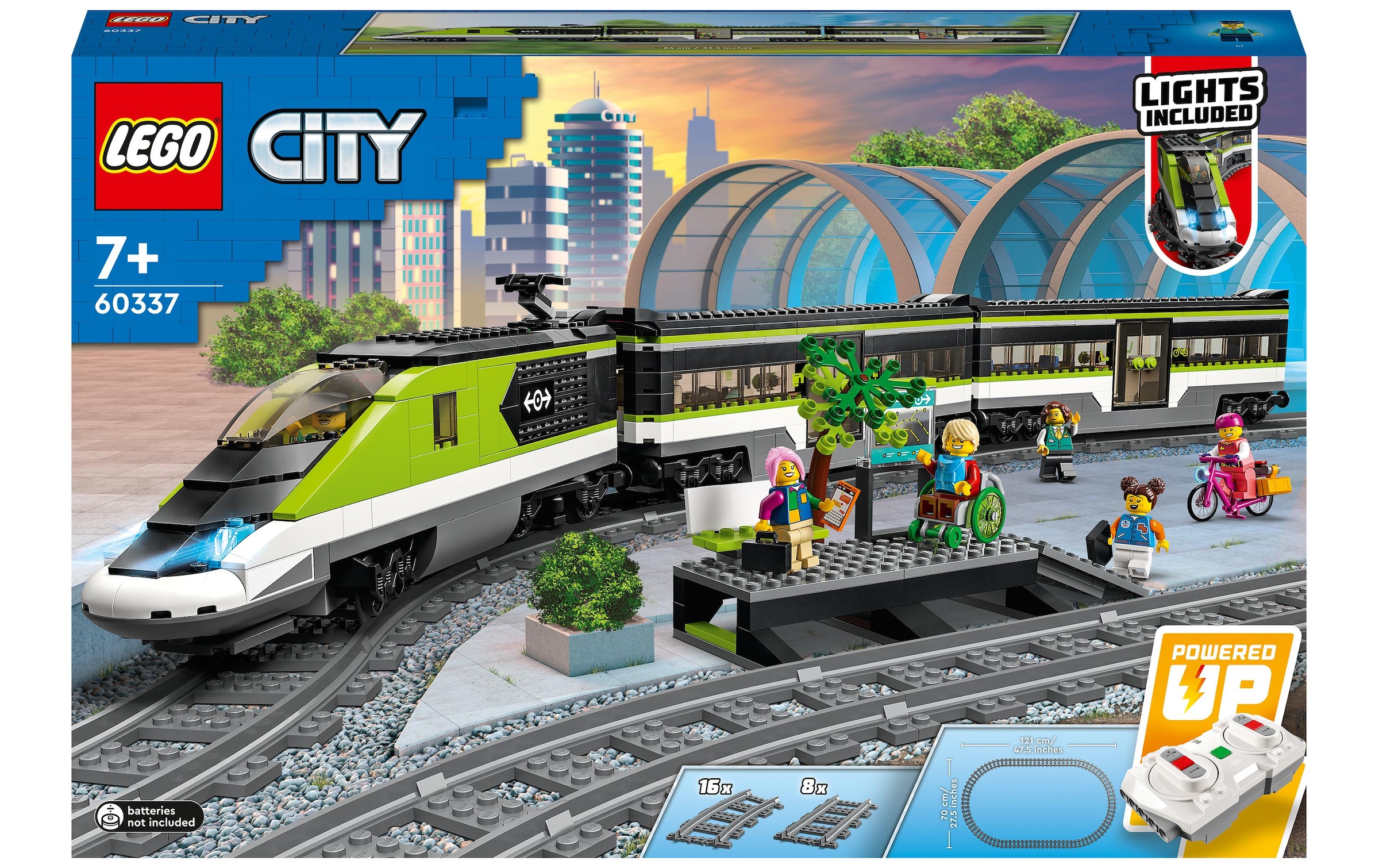 LEGO® Spielbausteine »Personen-Schnellzug 6033«, (764 St.)