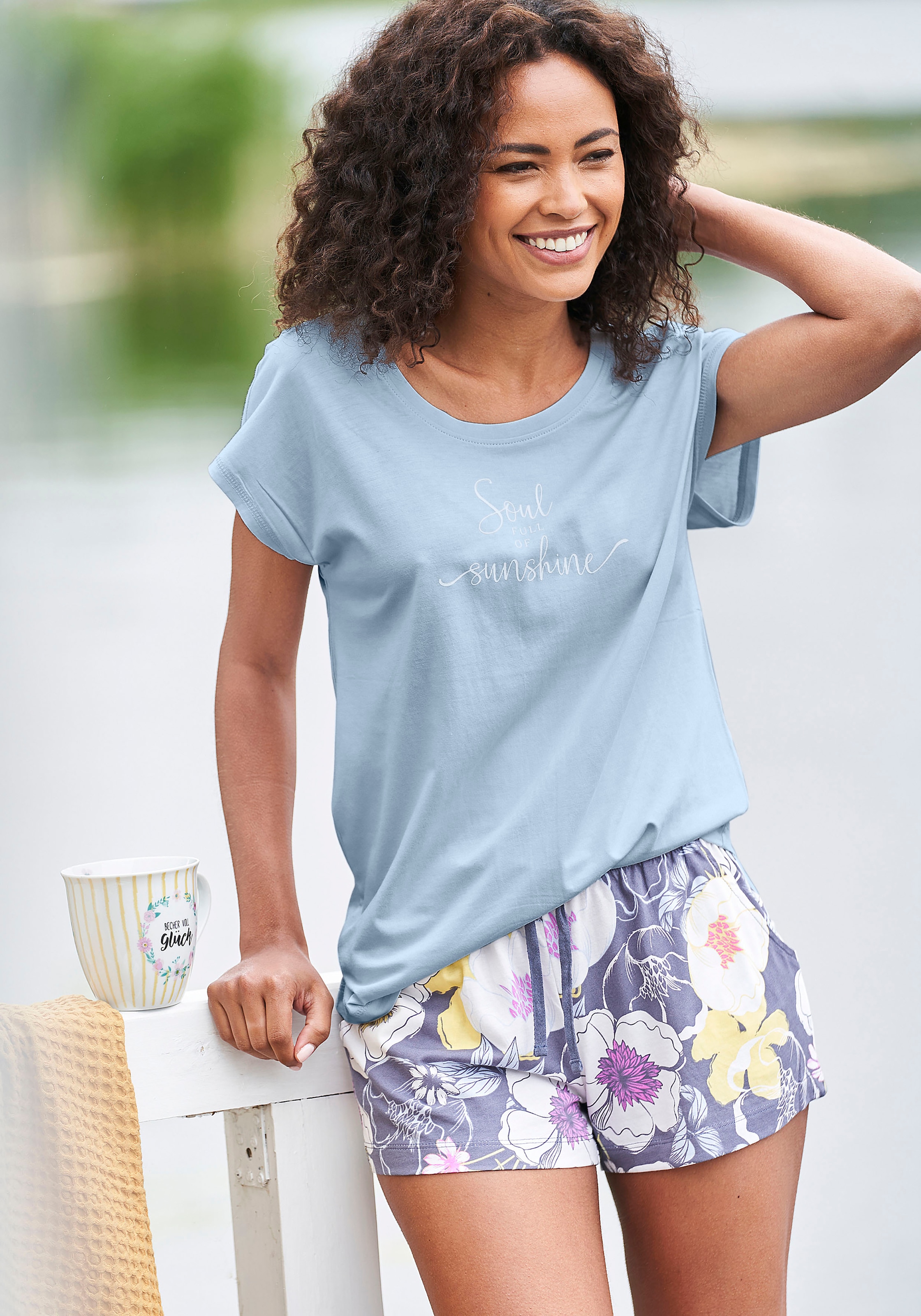Vivance Dreams T-shirt 1-teilig,  mit Sommer-Statementdruck