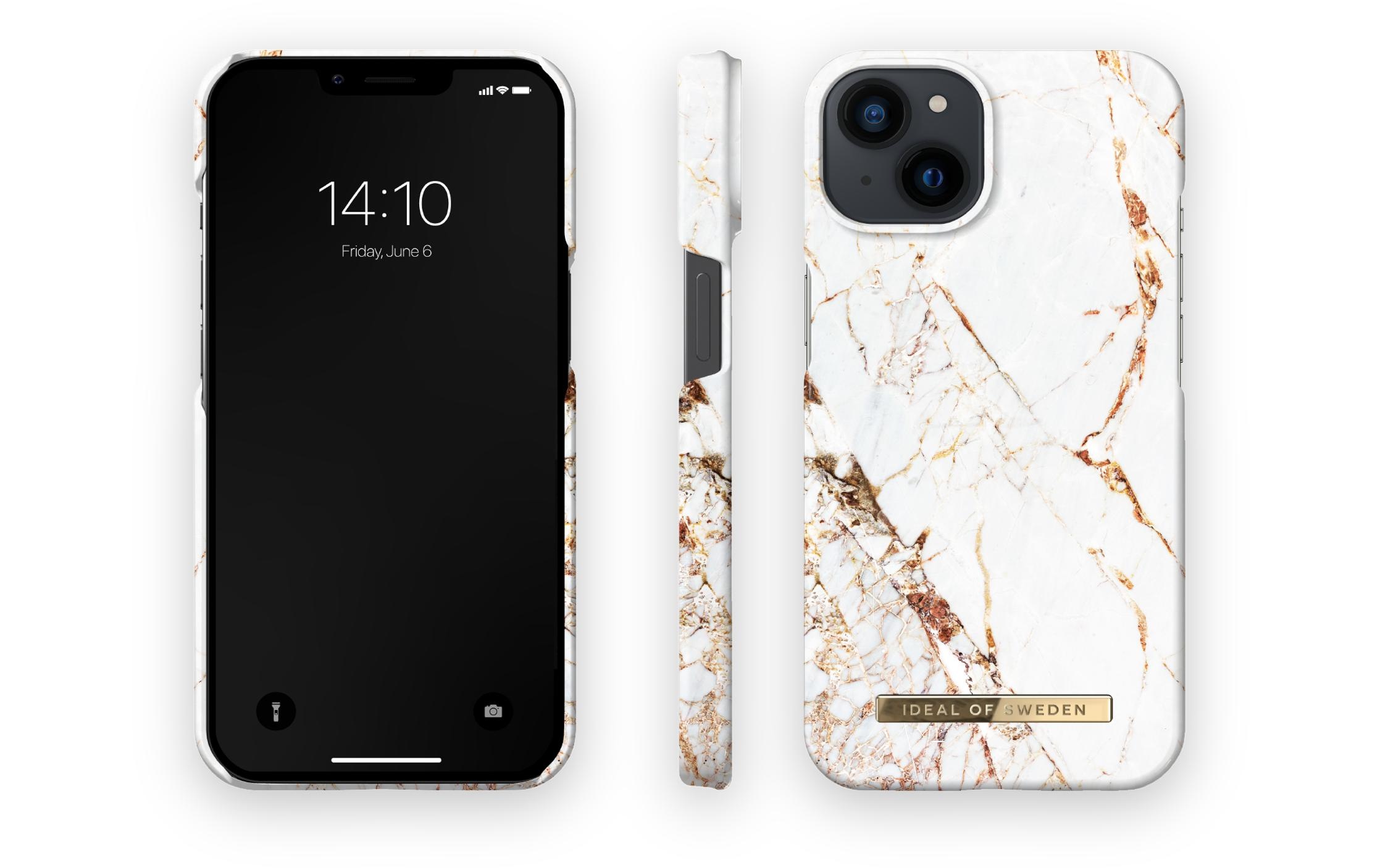iDeal of Sweden Smartphone-Hülle »Carrara Goldfarben iPhone 14«