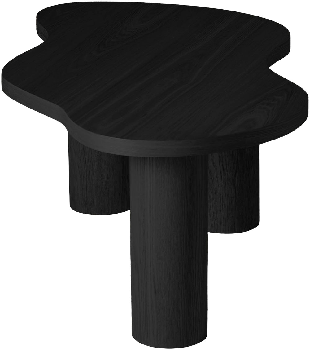 SalesFever Couchtisch »Couchtisch 90x51 cm« Markante organische Form mit skulpturalem Charakter