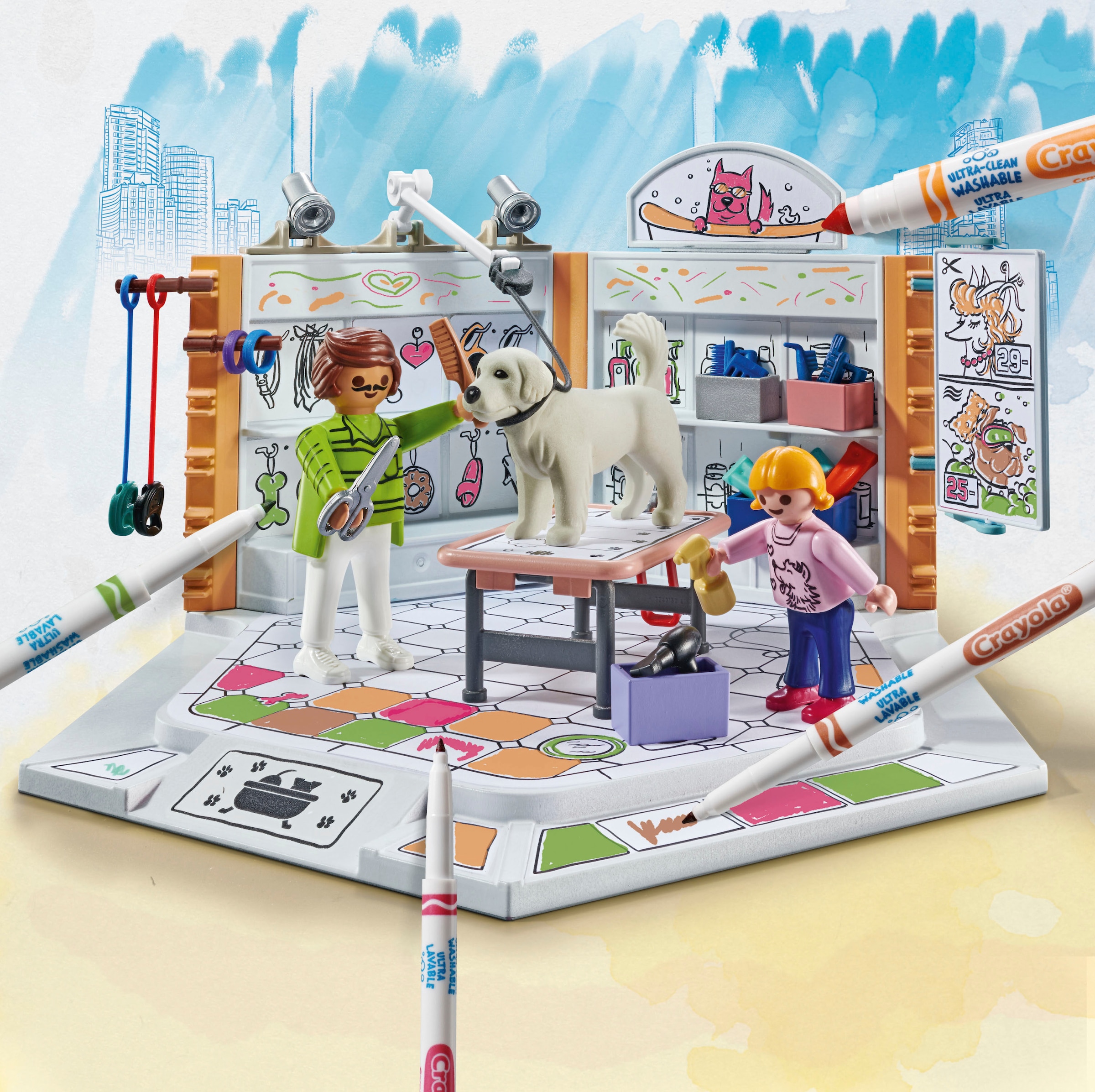 Playmobil® Jeu de construction »Hundesalon (71514), Color« Made in Europe