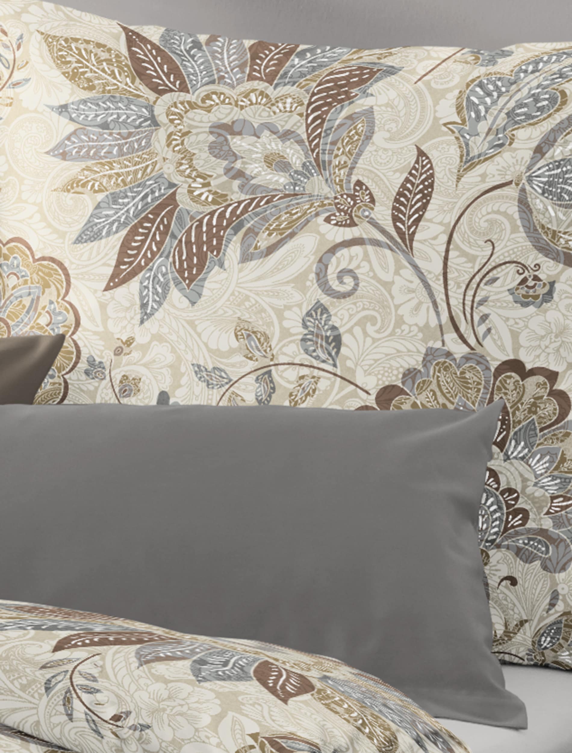 BIERBAUM Linge de lit »4144« 2 cuis tlg. Biber, 100 % Baumwolle, pflegeleicht, kuschelig weich