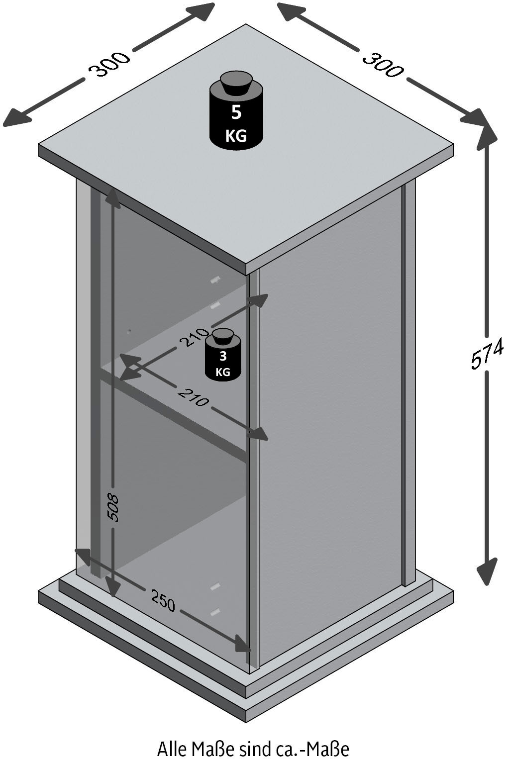 FMD Container »Essex«, Breite 30 cm