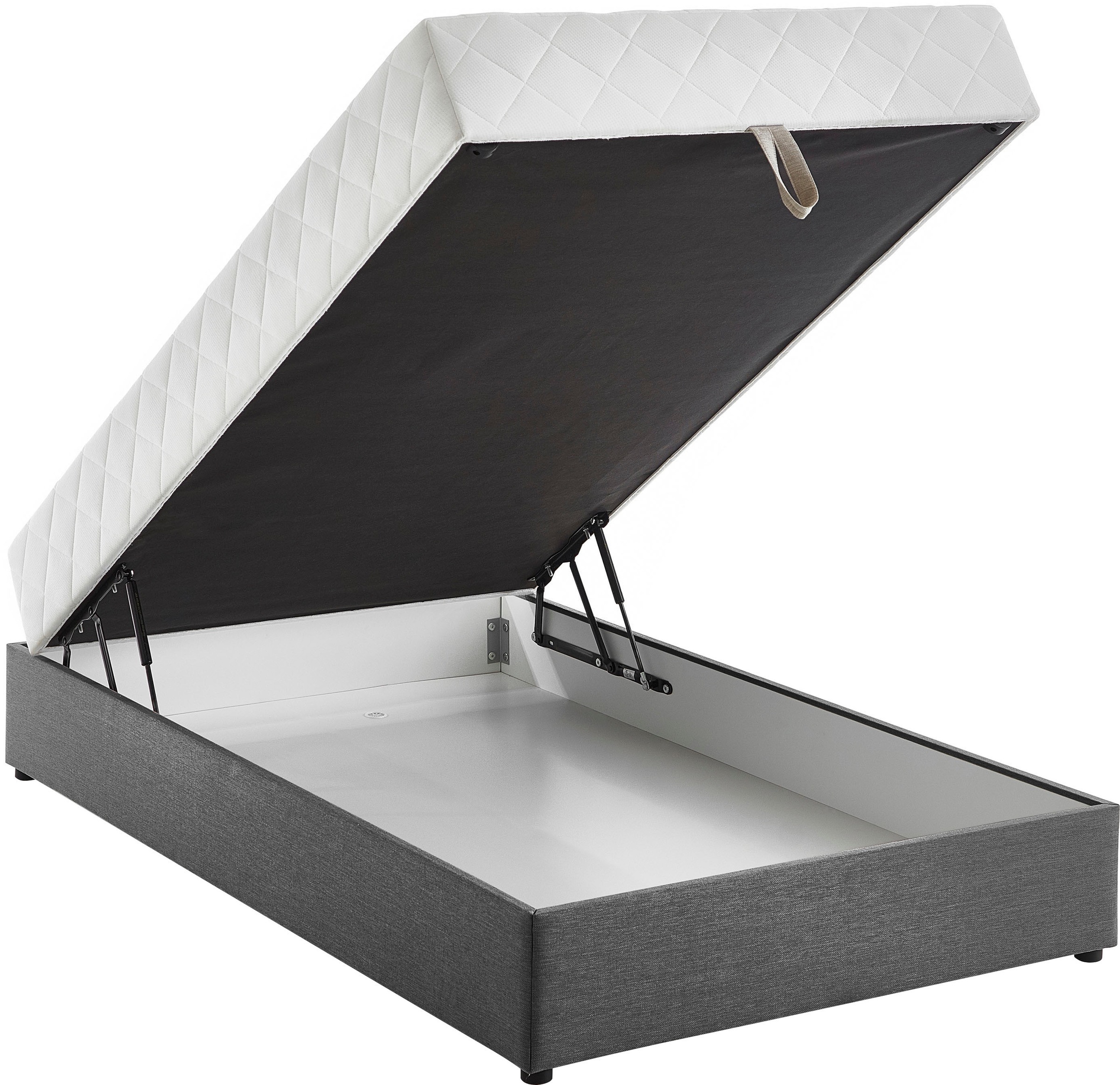 ATLANTIC home collection Boxbett »BELINA« mit Taschenfederkernmatratze und geräumigem Bettkasten