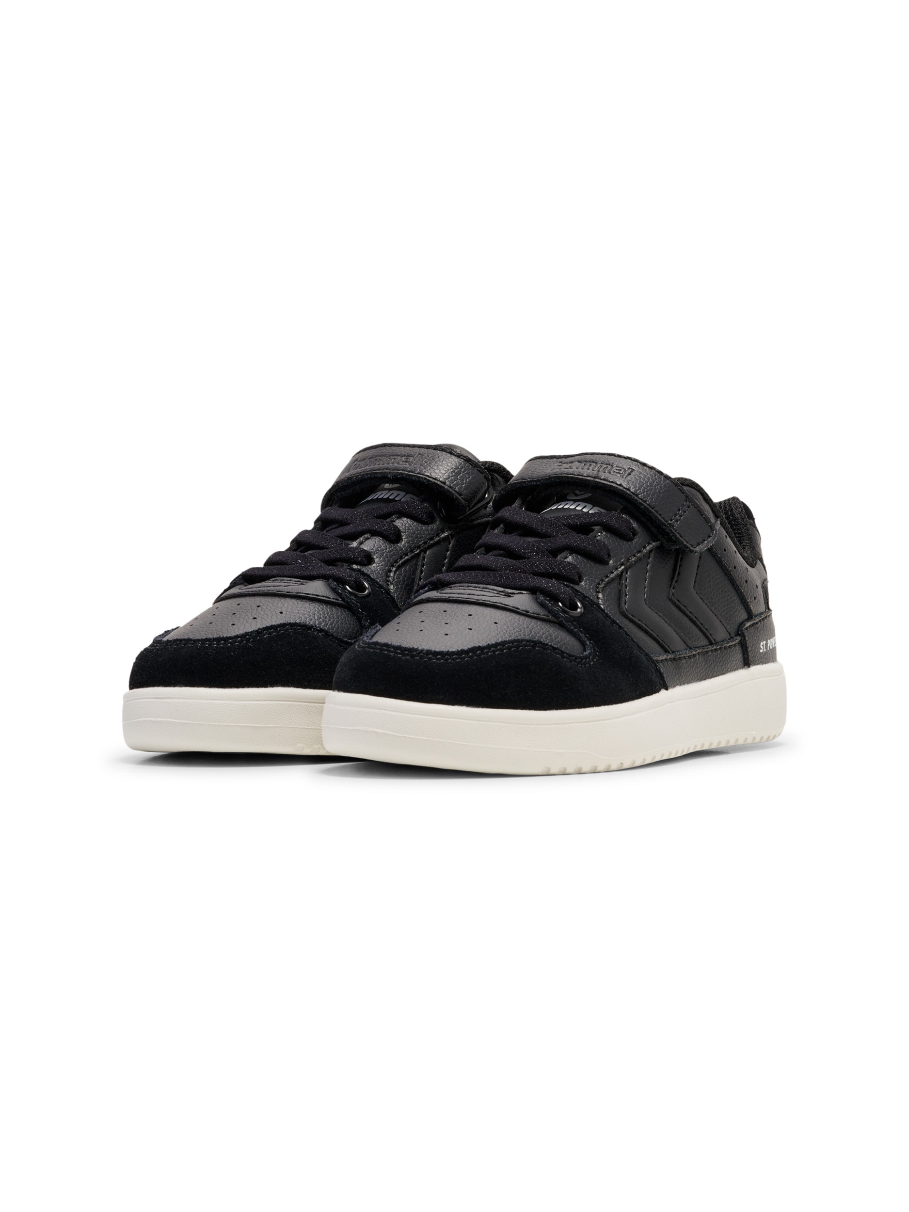Hummel, Herren, hummel Sneaker »ST. POWER PLAY FS JR«, schwarz, 33, Vielseitiger Sneaker von hummel mit Klettverschluss und Schnürung