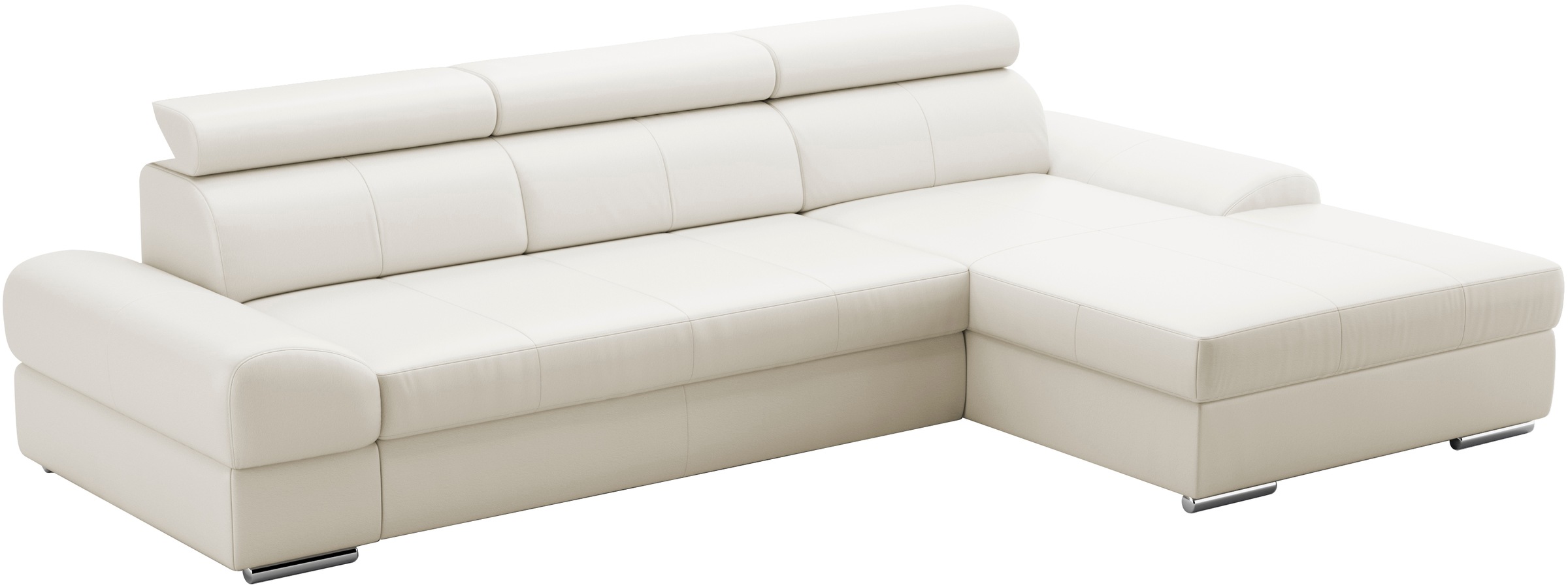 sit&more Ecksofa Broadway, mit verstellbaren Kopfteilen, wahlweise mit Bettfunktion