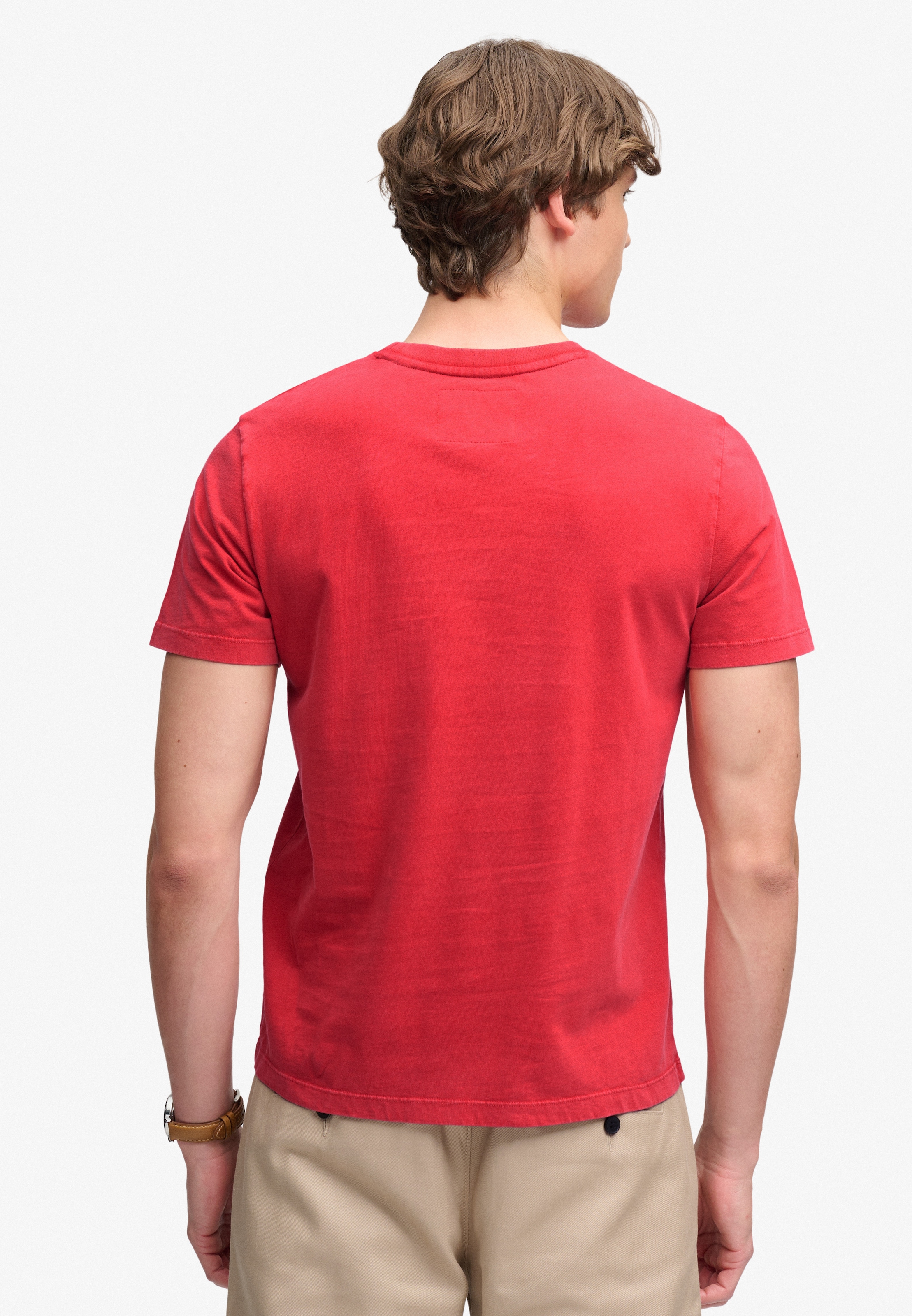 Superdry Rundhalsshirt »VINTAGE SCRIPT TEE« Baumwolle, relaxed fit