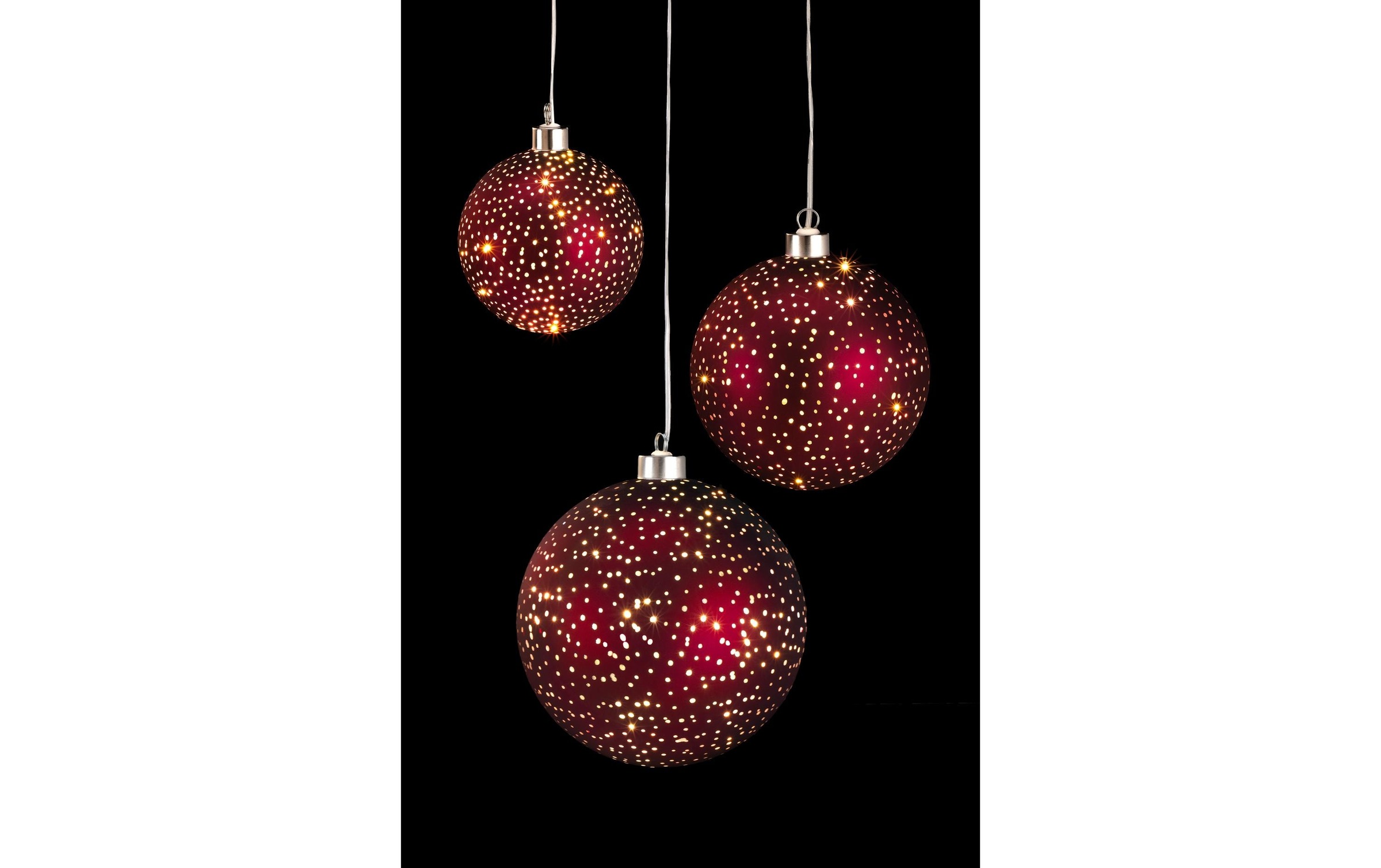 STT Dekohänger »Glamour Ball Set bordeaux«