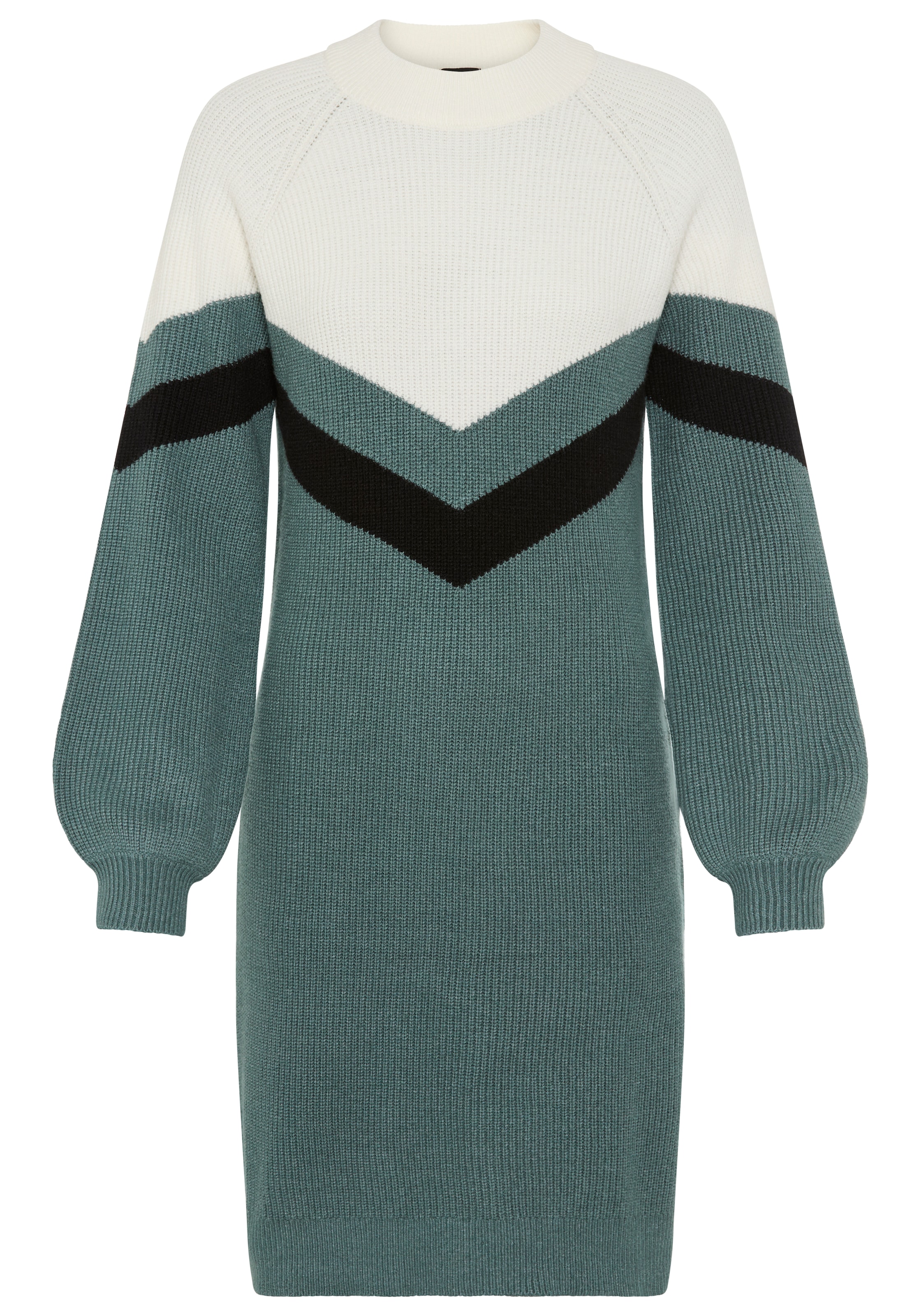 Laura Scott Robe en tricot Sans poches mit Streifenmuster aus weicher Viskosequalität