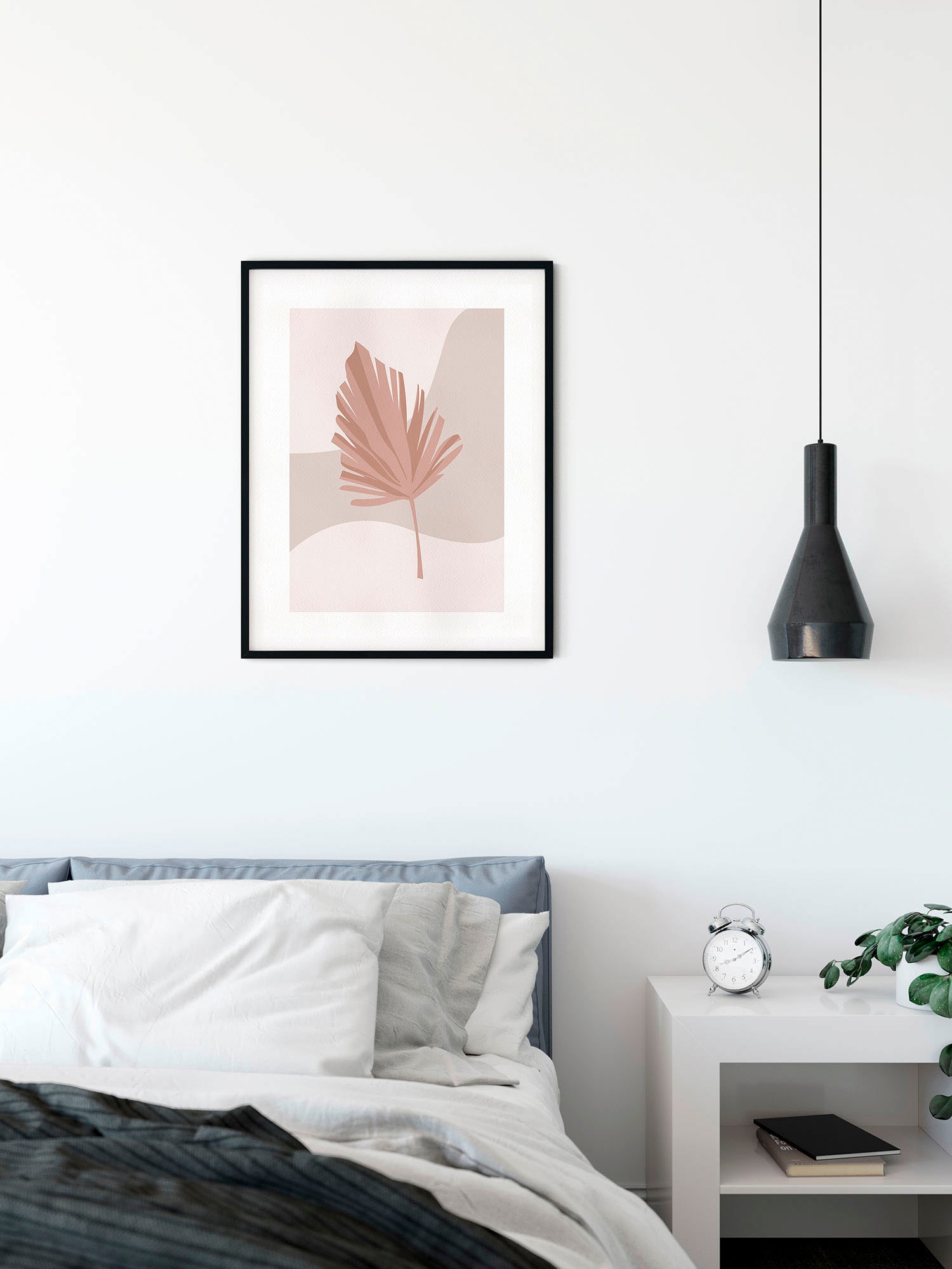 Komar Wandbild »Minimalist Leaf Lover«, (1 St.), Deutsches Premium-Poster Fotopapier mit seidenmatter Oberfläche und hoher Lichtbeständigkeit. Für fotorealistische Drucke mit gestochen scharfen Details und hervorragender Farbbrillanz.