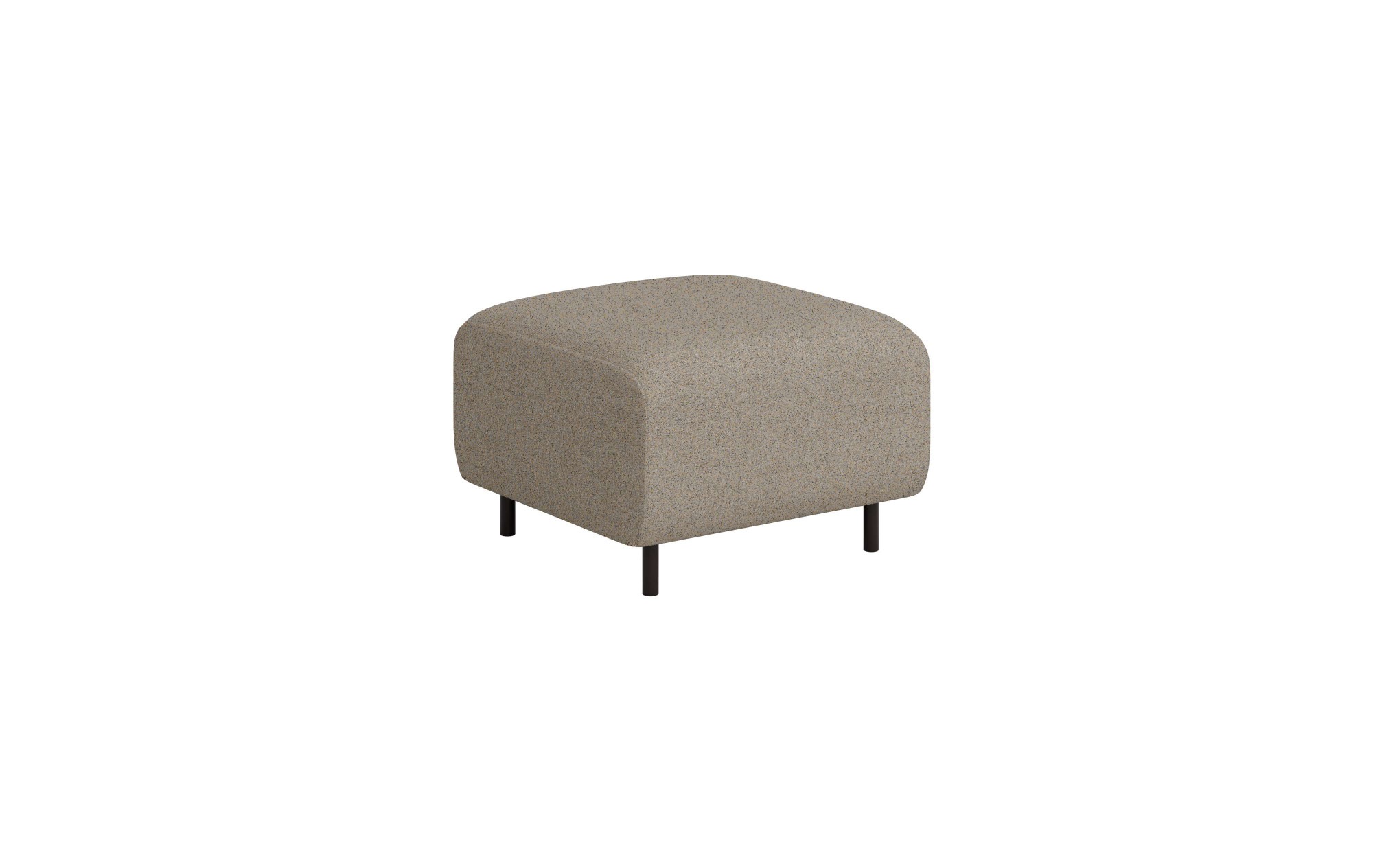 Home affaire Polsterhocker »ARROS klein mit Wellenunterfederung, Masse B/T/H: 70/70/46 cm«, passend zur Serie, in hochwertiger Verarbeitung