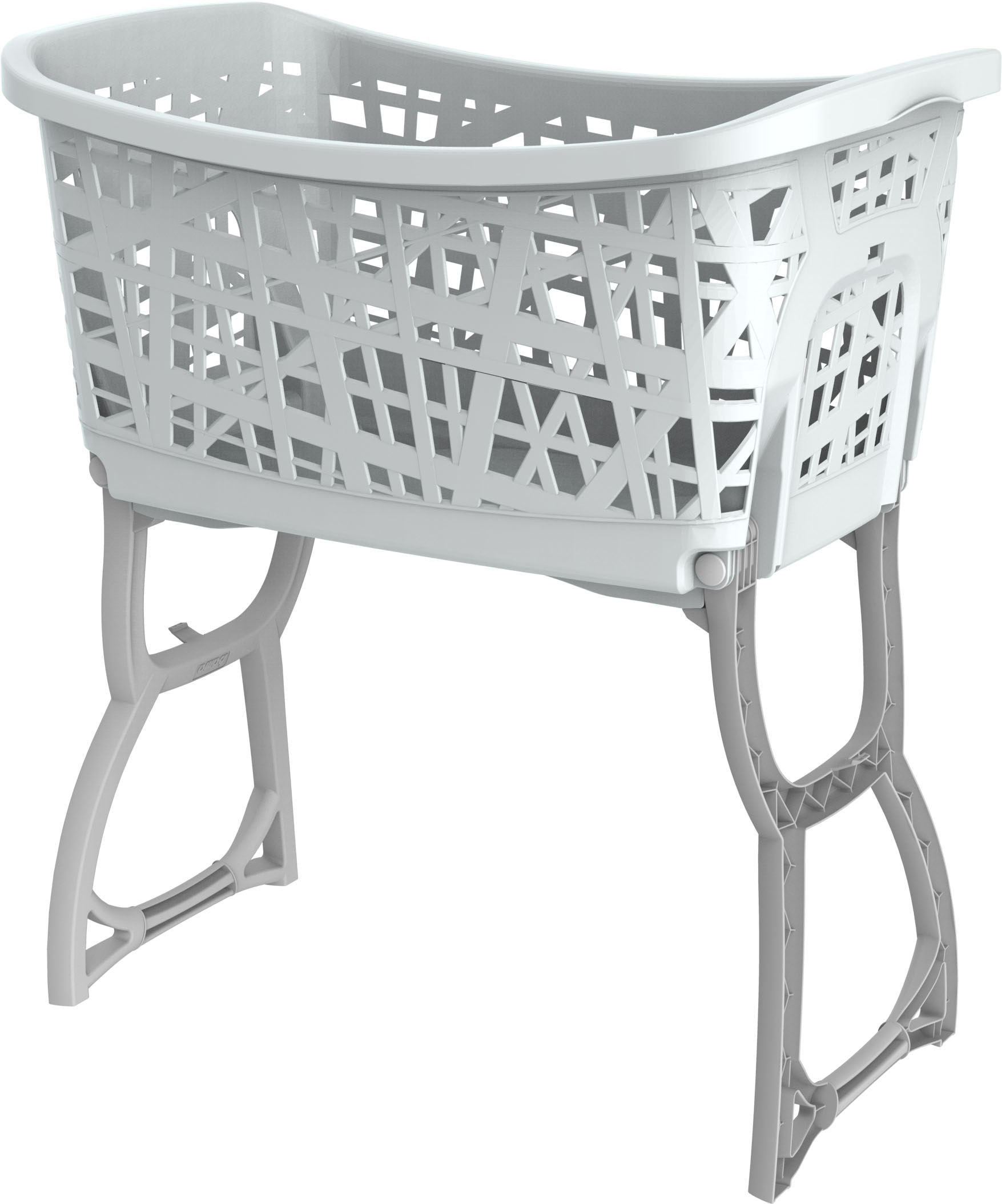 Image of Bischof Wäschekorb mit Standteilen, Tragegriffen, ergonomische Form