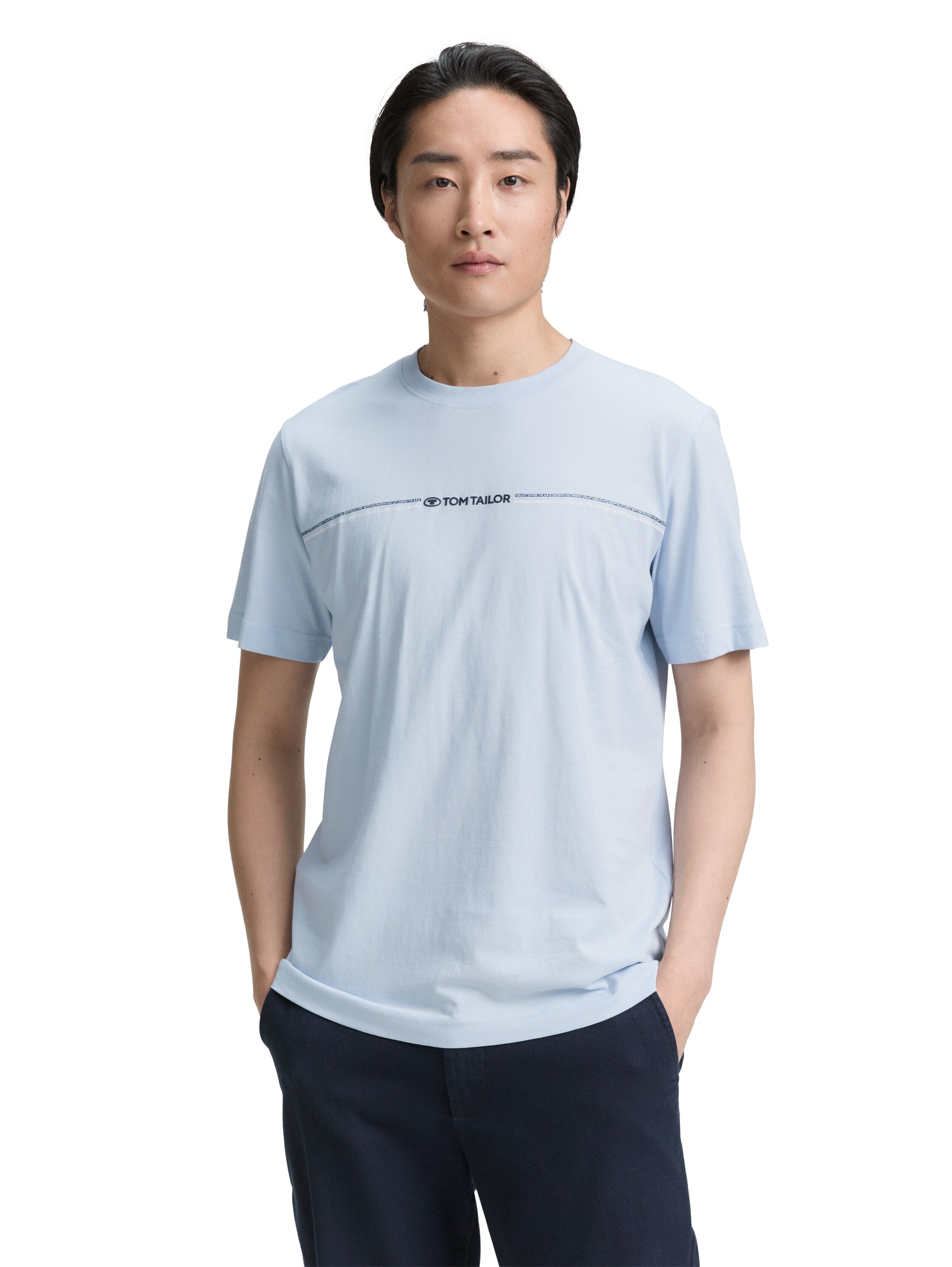 Image of TOM TAILOR T-Shirt mit Logofrontprint