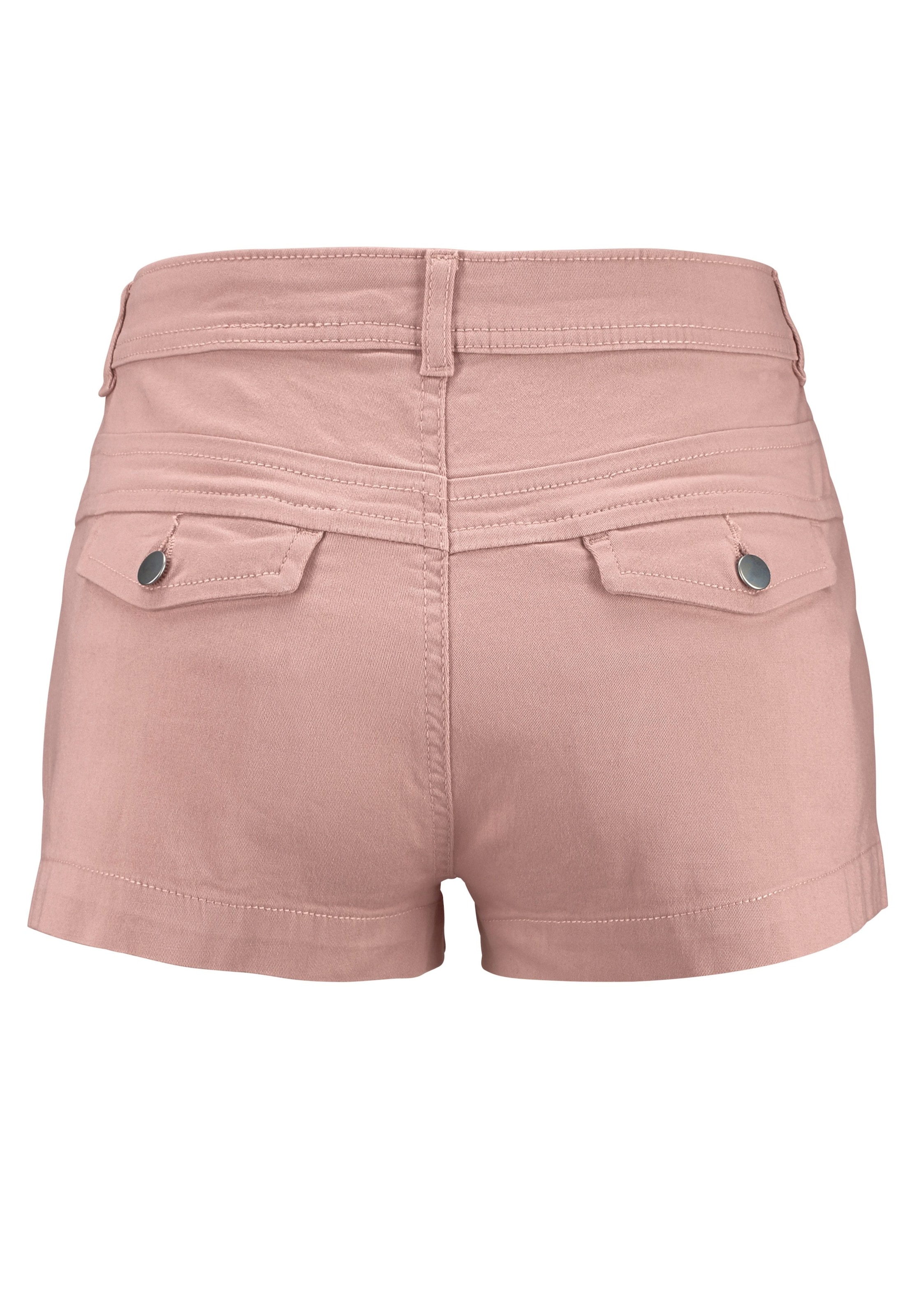 LASCANA Shorts, aus Baumwollstretch mit Taschen, kurze Hose, Freizeitlook