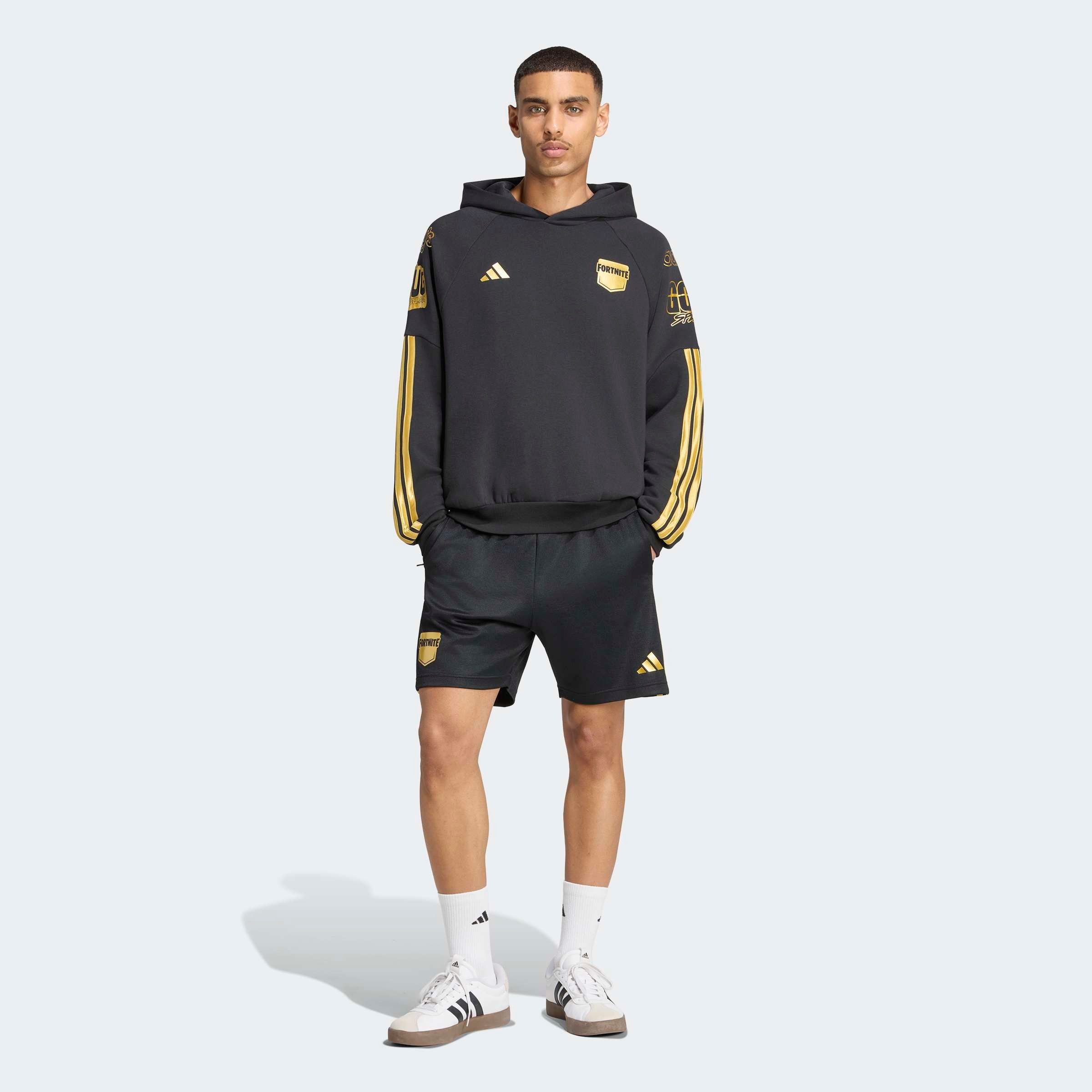 adidas Sportswear Sweat à capuche »ADIDAS X FORTNITE TIRO HOODIE«, avec fermeture éclair, en coton et polyester, longueur normale
