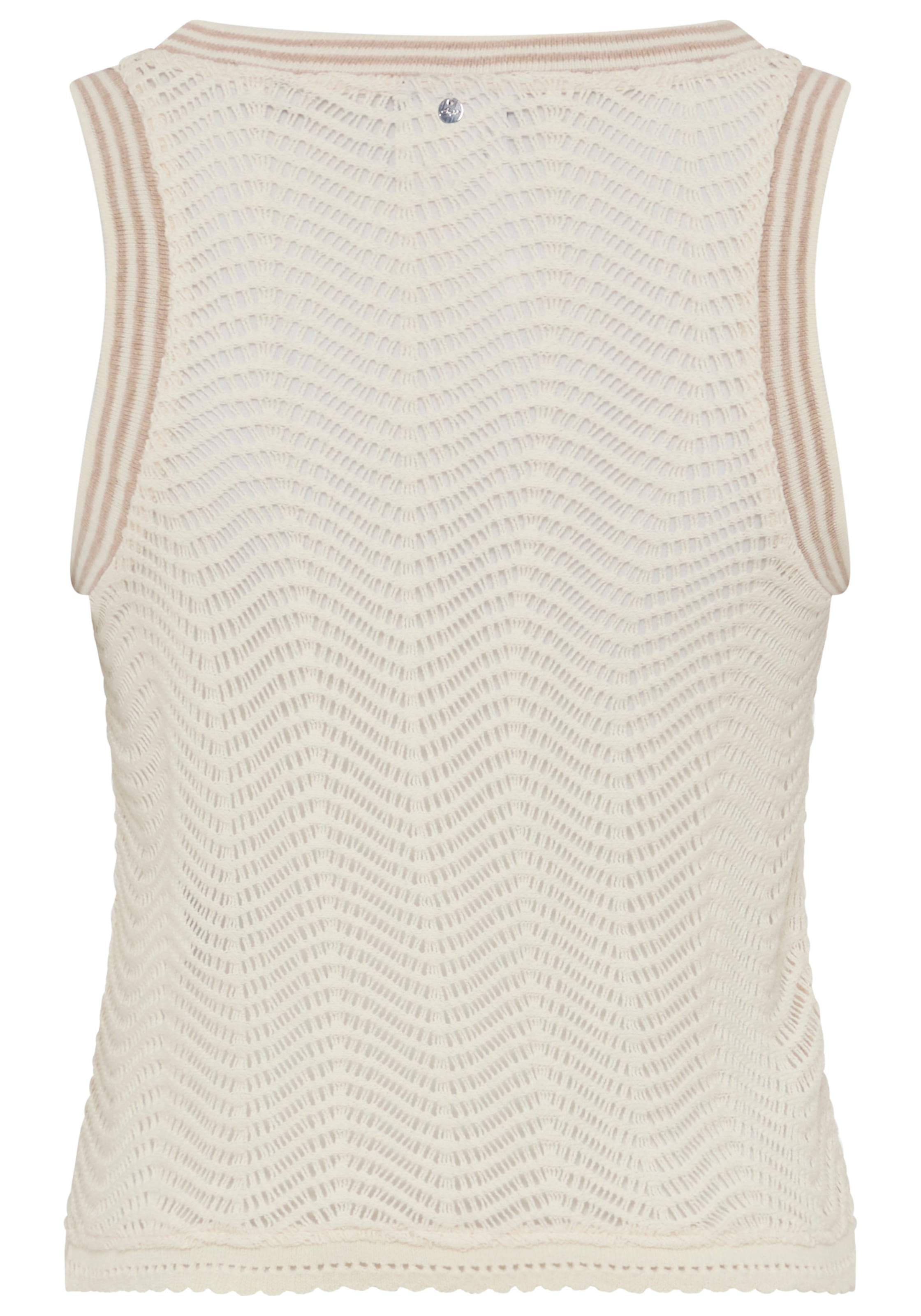 BOSS ORANGE Top en tricot »Ecela Premium Damenmode« semi-transparent, col rond