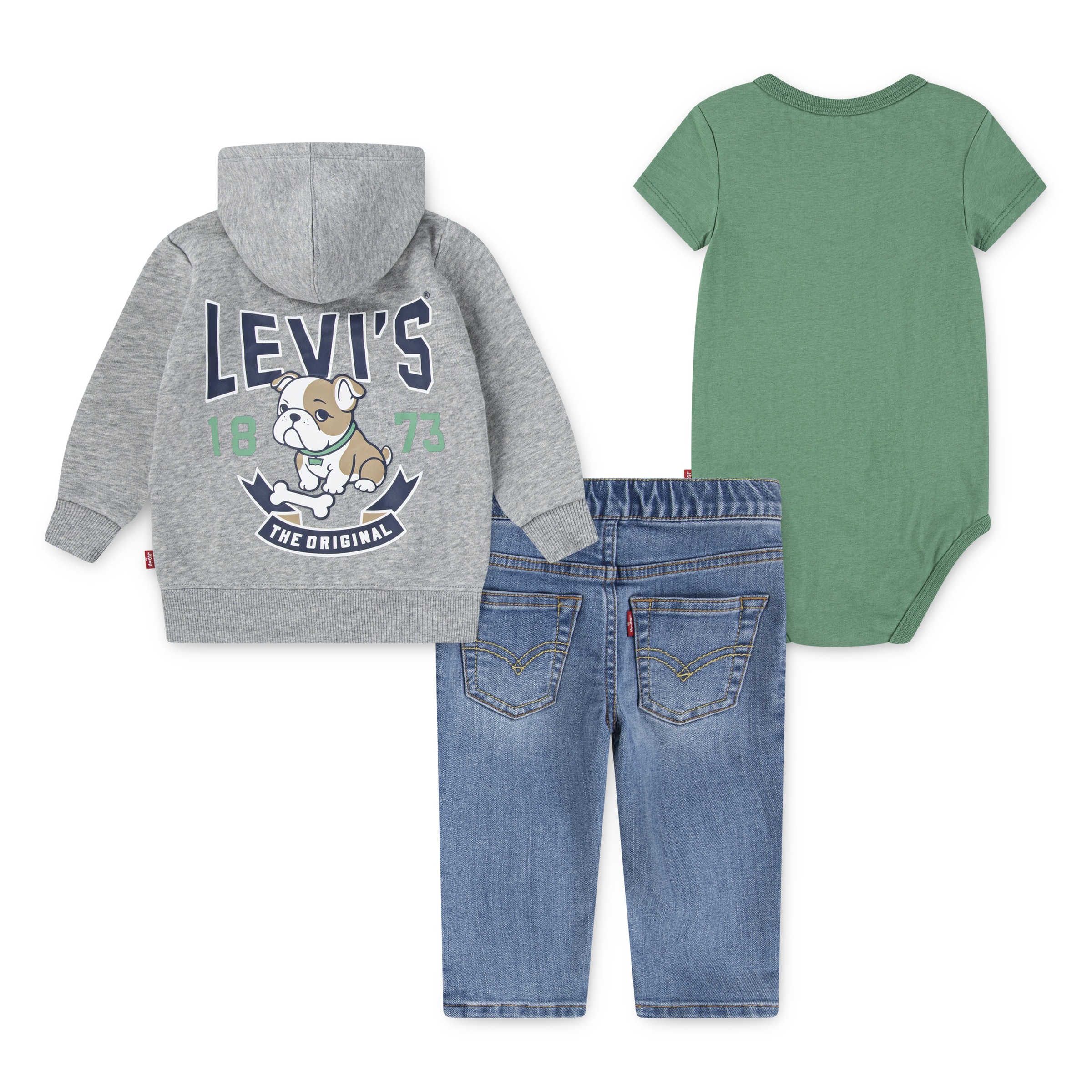 Levi's® Kids Erstausstattungspaket »Sweatjacke, Body & Jeans«