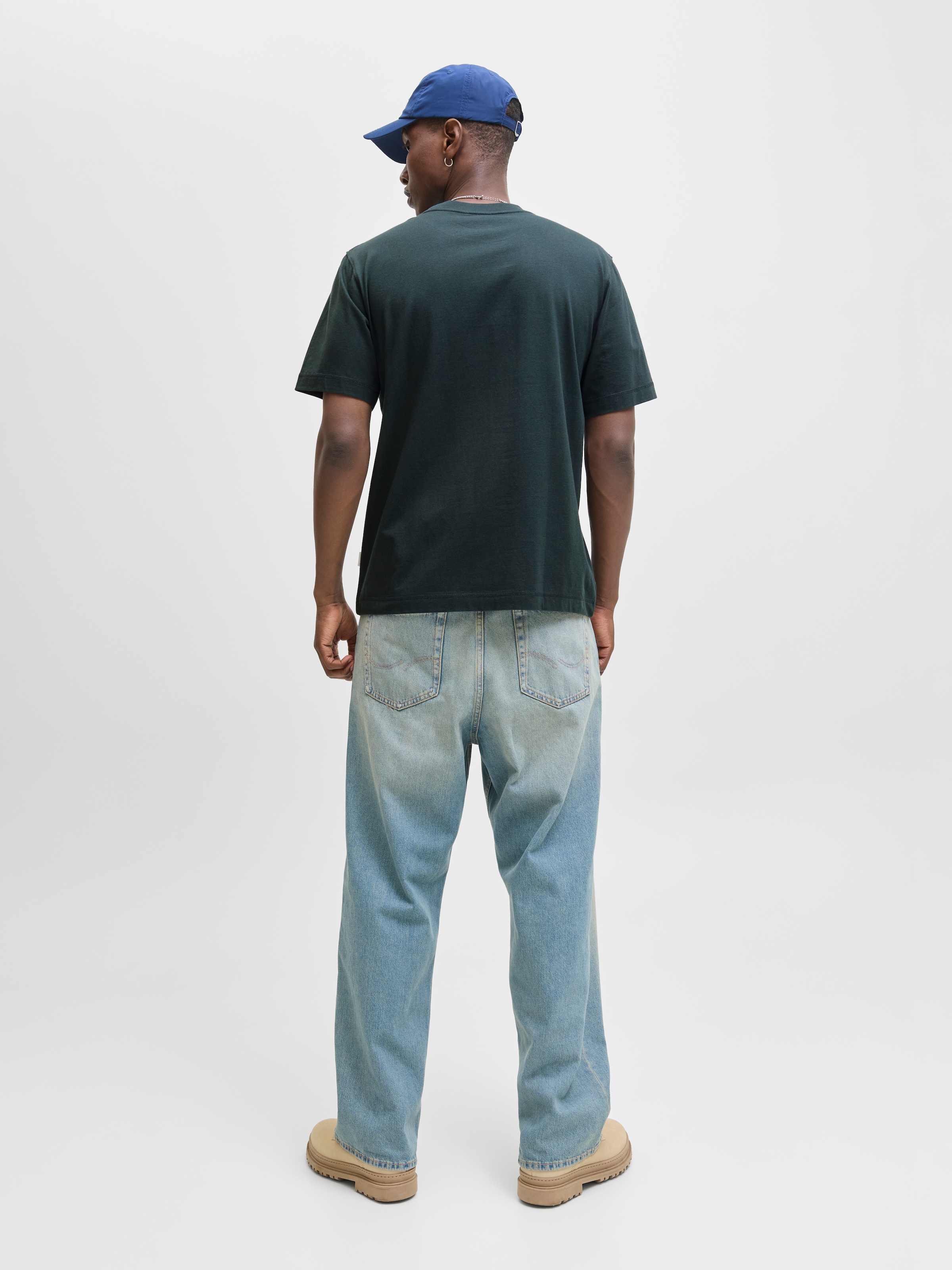 Jack & Jones T-shirt à manches courtes »JORNORREBRO EMB TEE SS CREW NECK NOOS« mit Logo Print